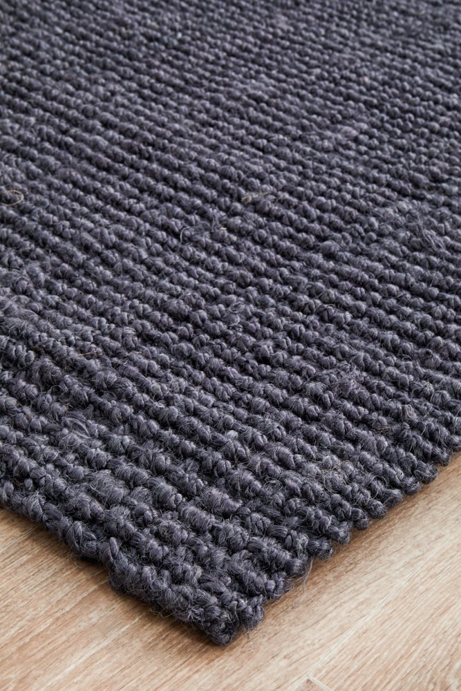Atrium Barker Hamptons Style Indoor Rug Navy Runner - Image 5