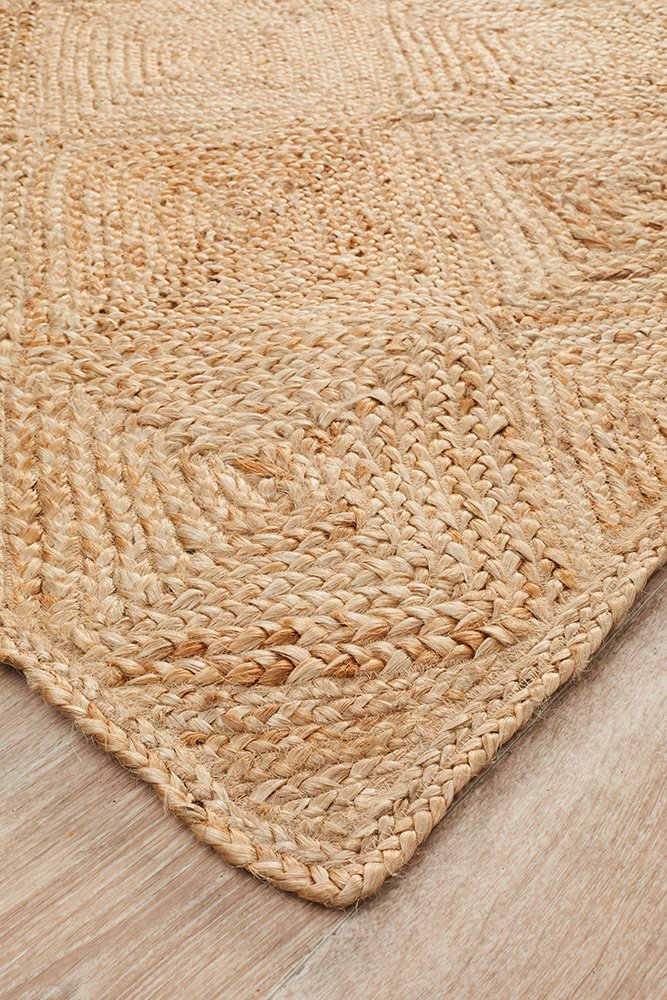 Atrium Hatch Hamptons Style Indoor Rug Natural - Image 3
