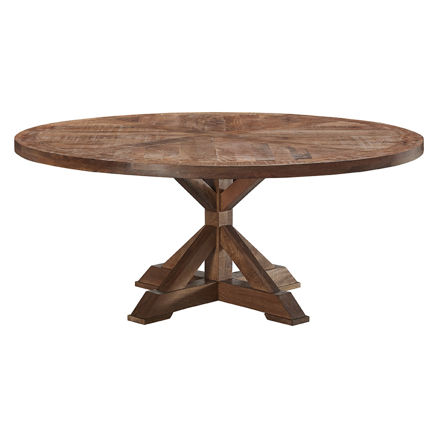 "Atticus" 9 Piece Dining Package 180cm Round Hardwood Timber Dining Table with 8 Avoca Chairs - Image 2