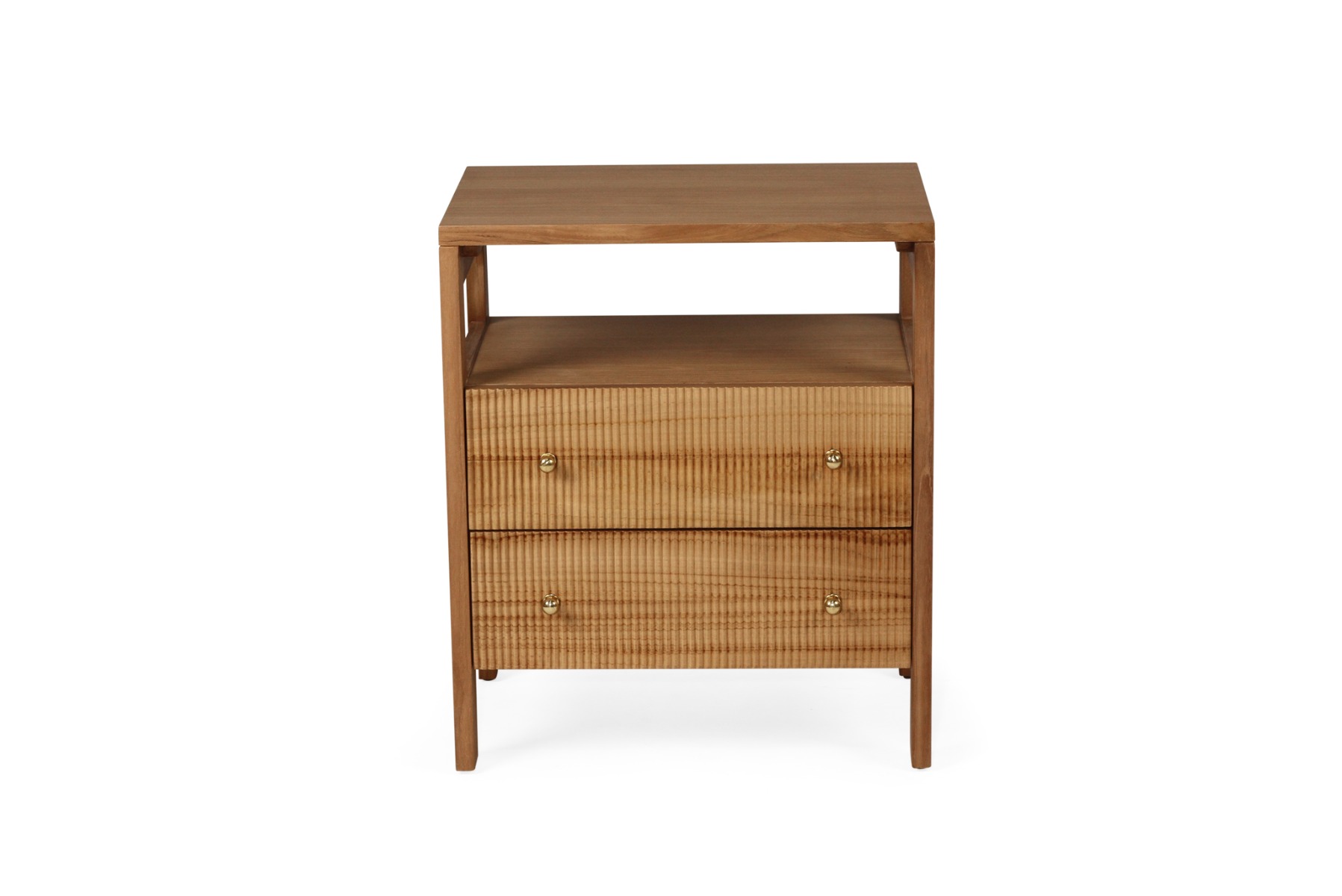 Audrey Bedside Table Natural, W 60cm x D 42cm x H 70cm - Image 2