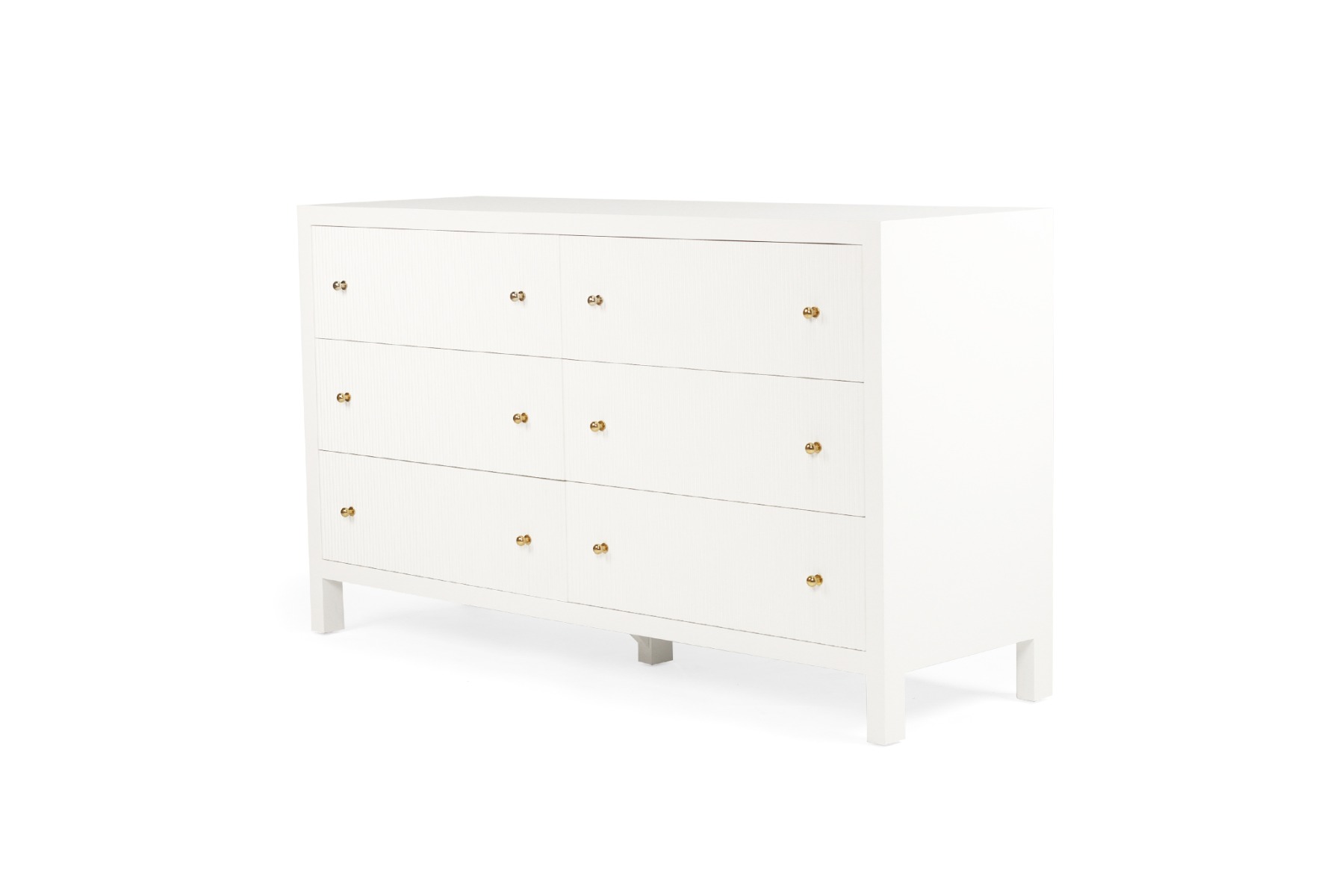 Audrey Chest Of Drawers White, W 160cm x D 50cm x H 92cm - Image 4