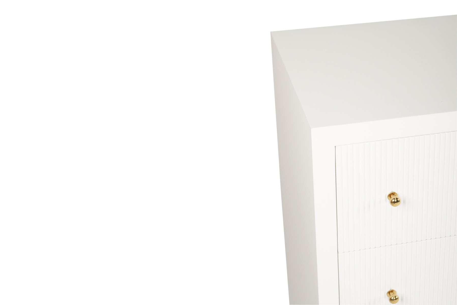 Audrey Chest Of Drawers White, W 160cm x D 50cm x H 92cm - Image 8