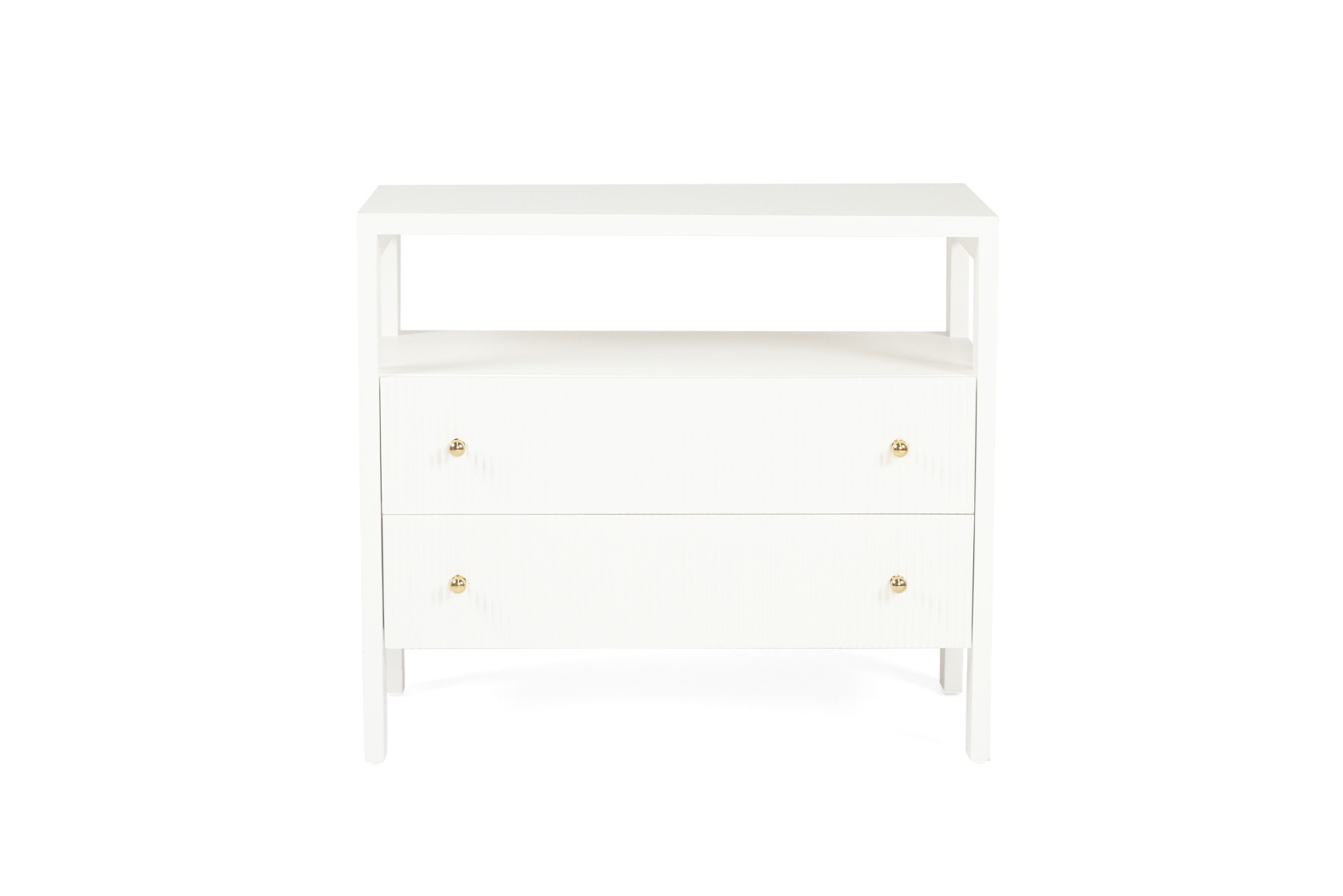 Audrey Nightstand White, W 80cm x D 42cm x H 70cm - Image 2