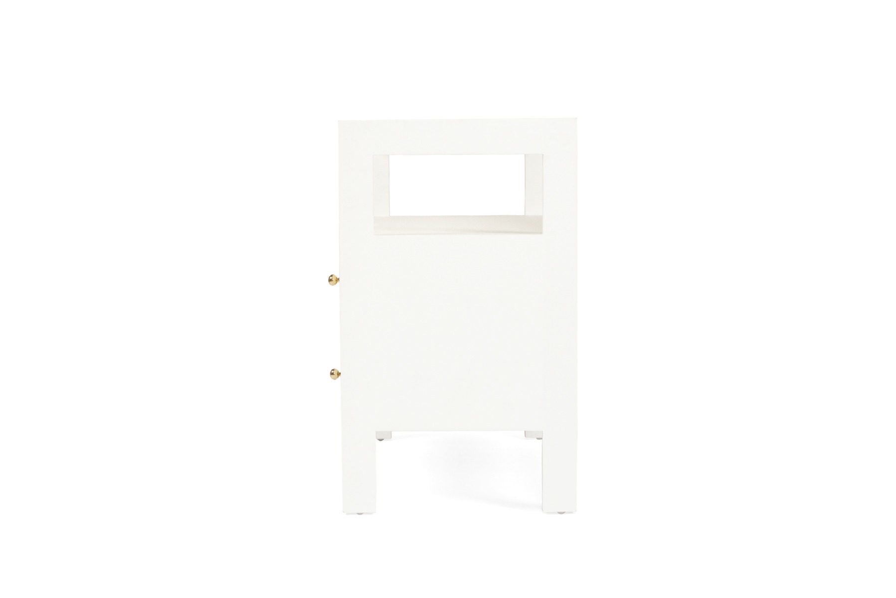 Audrey Nightstand White, W 80cm x D 42cm x H 70cm - Image 4