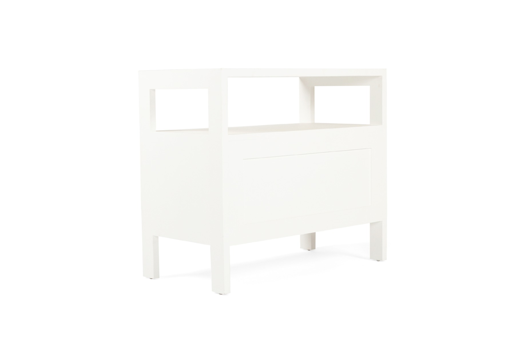 Audrey Nightstand White, W 80cm x D 42cm x H 70cm - Image 5