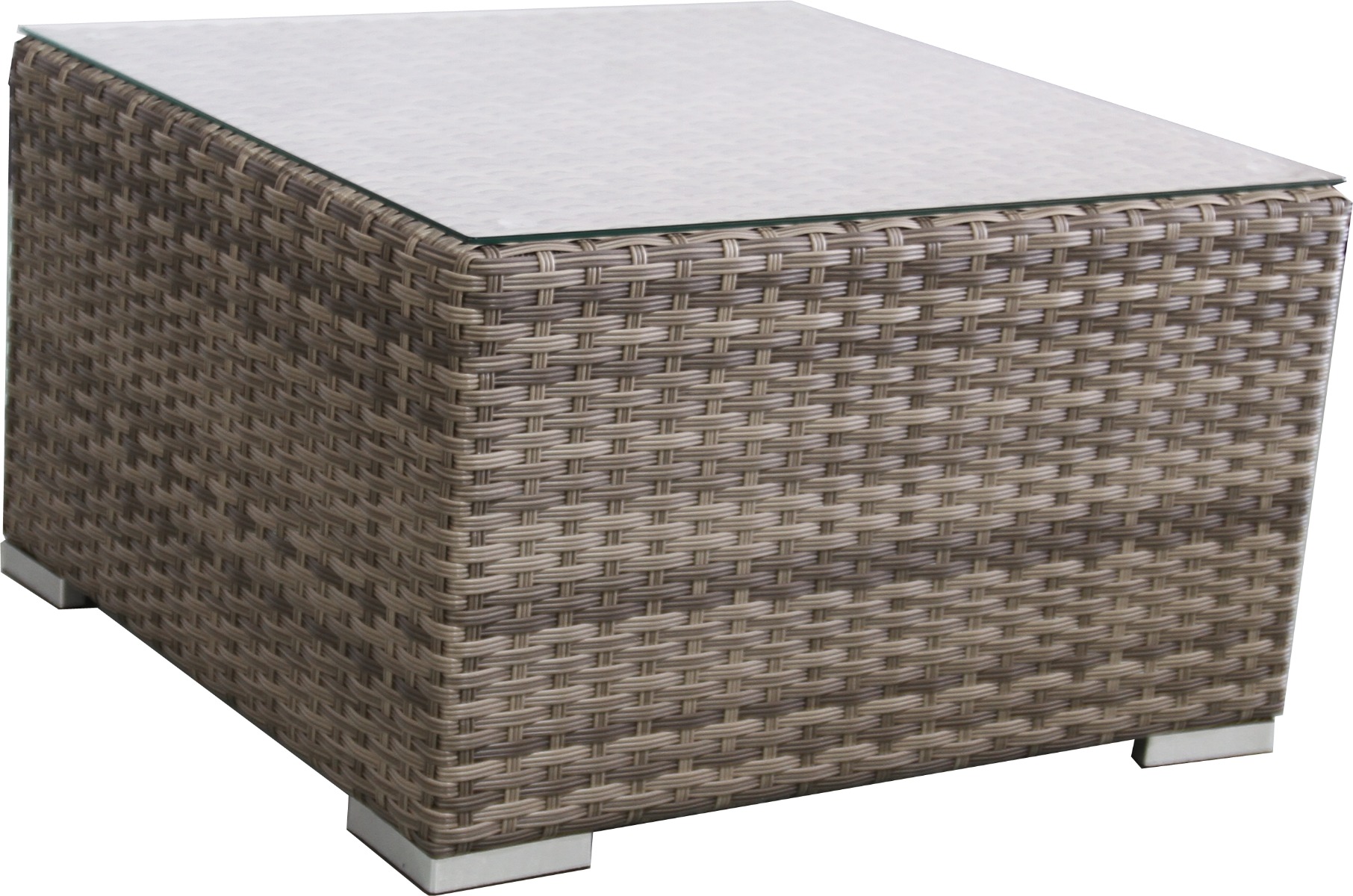 FLOORSTOCK CLEARANCE SALE "Avalon" Coastal Style Outdoor Wicker & Aluminium Lounge Set, Olefin Fabric Cushions (Includes Weather Cover) RRP $3499 - Image 5