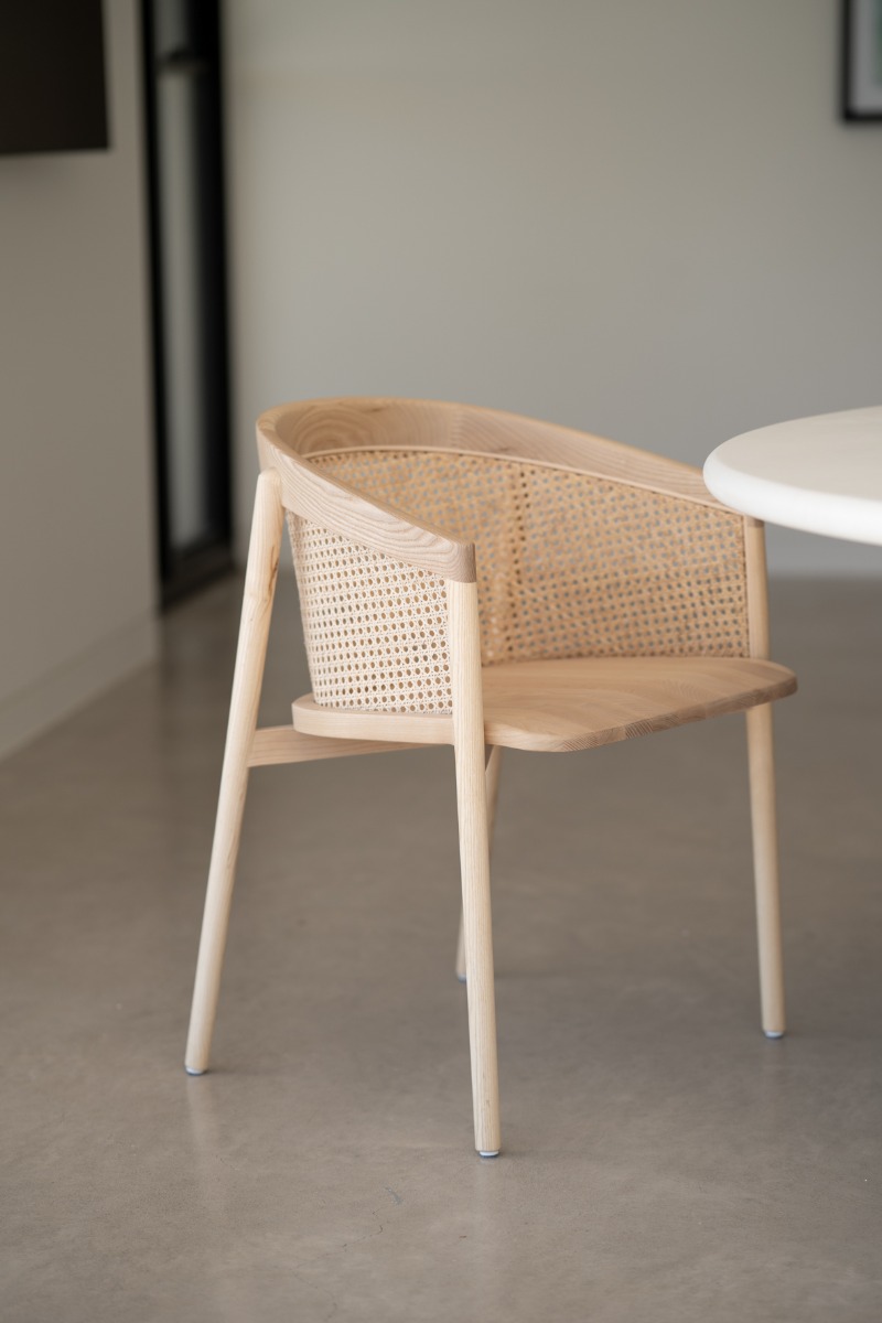 Axle Dining Chair, Width 56cm x Depth 55cm x Height 77cm - Image 6