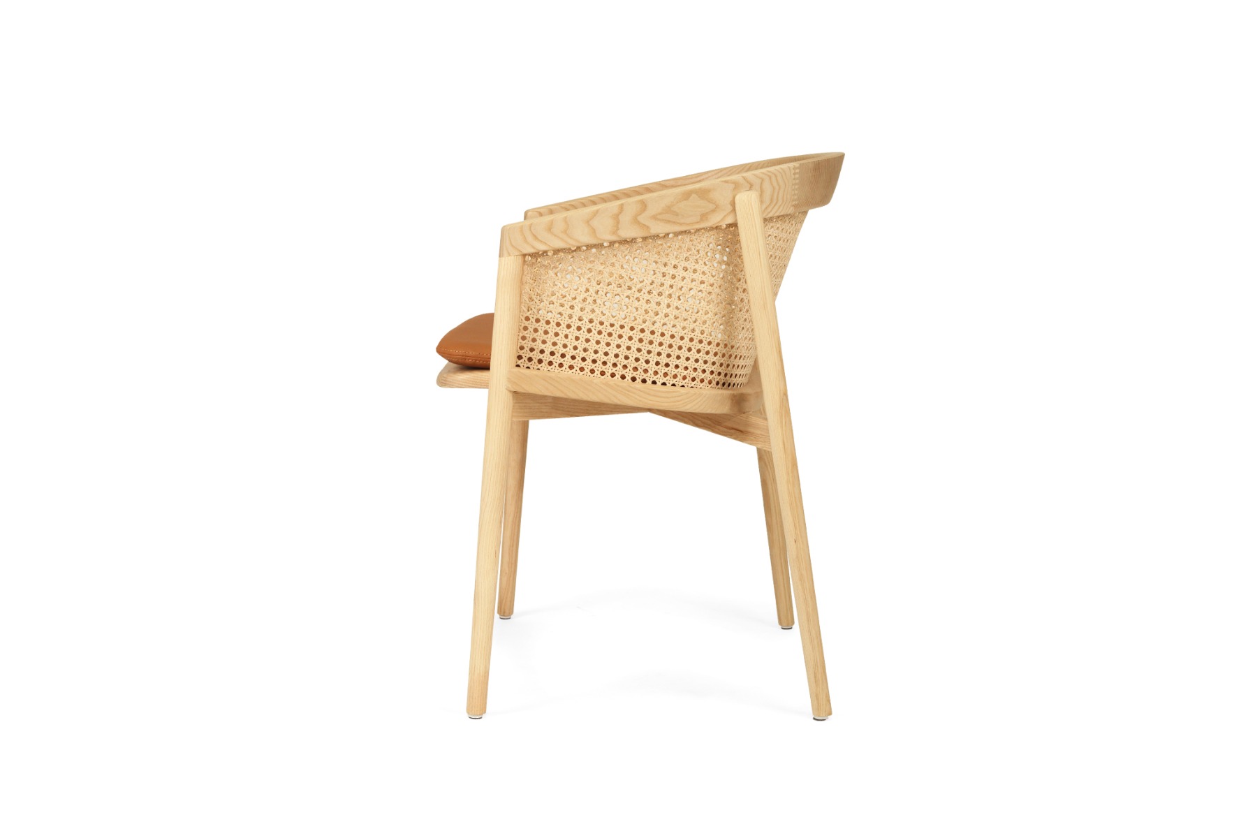 Axle Dining Chair Seat Cushion Tan, Width 49cm x Depth 43cm x Height 3cm - Image 3