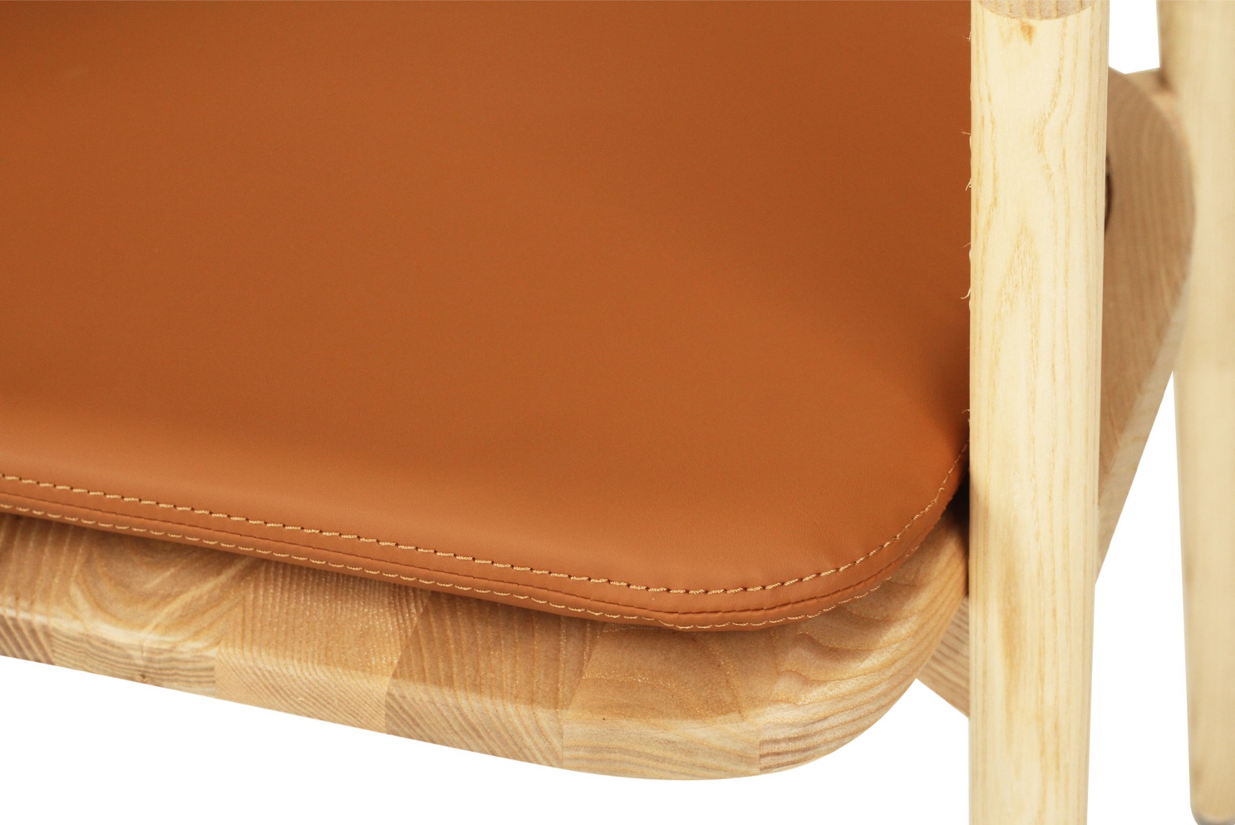 Axle Dining Chair Seat Cushion Tan, Width 49cm x Depth 43cm x Height 3cm - Image 4