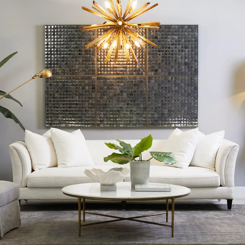 Heston Marble Round Coffee Table Brass, 120cm Dia x 38cm H (RRP $4609) - Image 6