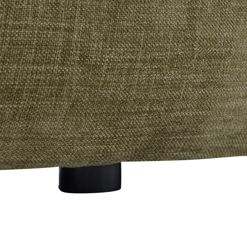 Greenwich 3 Seater Sofa w Right Chaise Sage Chenille, 260cm W x 160cm D x 76cm H (RRP $4411) - Image 6