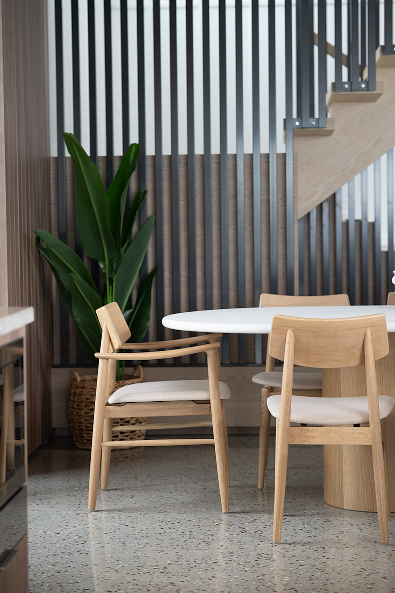 Harlow Dining Armchair Natural, Width 56cm x Depth 56cm x Height 80cm - Image 3