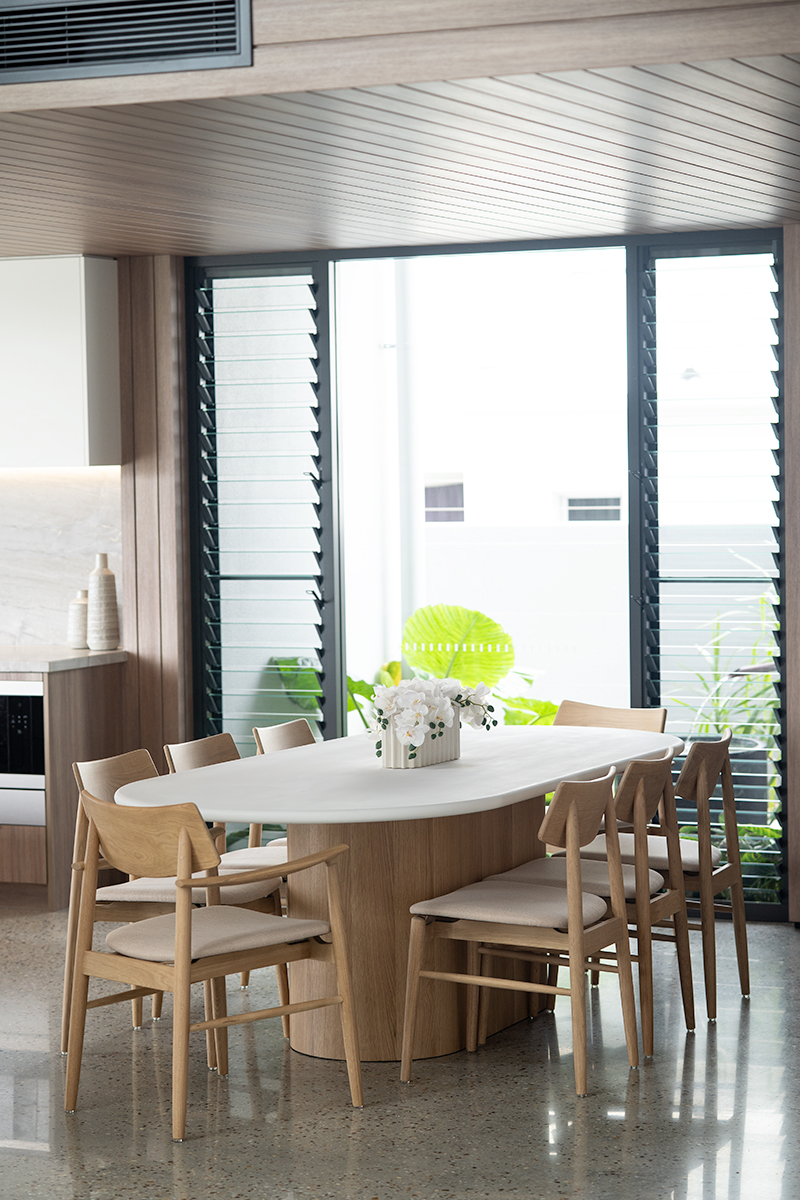 Harlow Oval Dining Table Natural Oak Base, Width 240cm x Depth 110cm x Height 76cm - Image 6