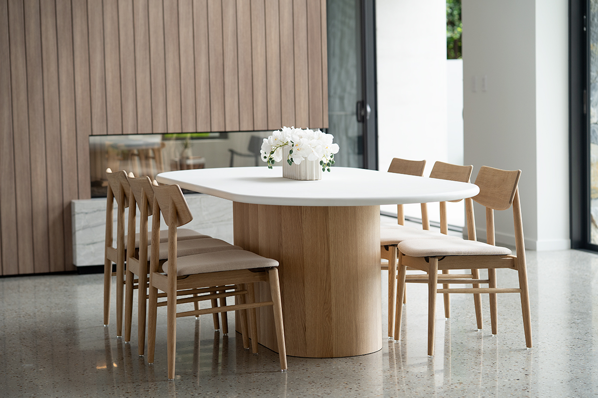 Harlow Oval Dining Table Natural Oak Base, Width 240cm x Depth 110cm x Height 76cm - Image 10