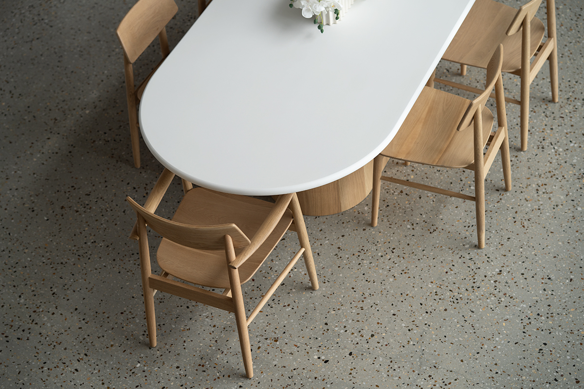 Harlow Dining Chair Natural with Timber Seat, W 48cm × D 51cm × H 80cm - Image 5