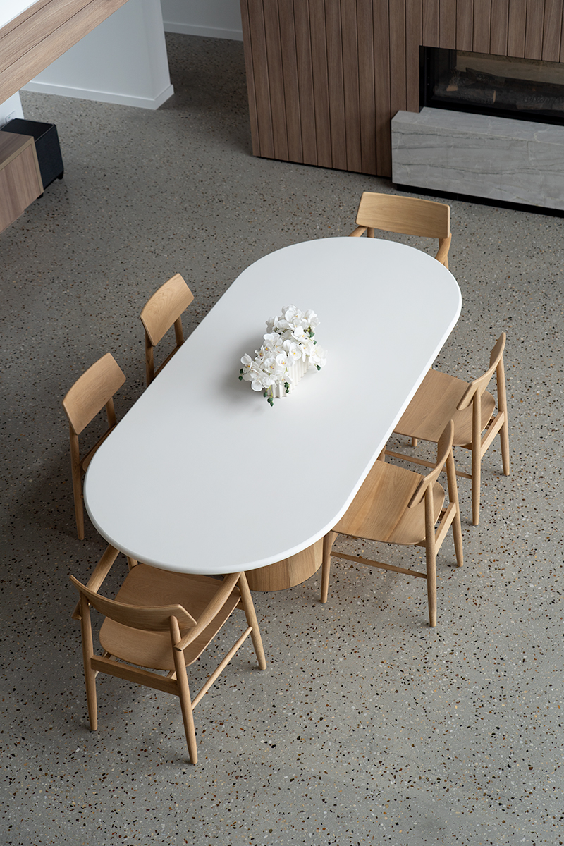 Harlow Dining Chair Natural with Timber Seat, W 48cm × D 51cm × H 80cm - Image 3