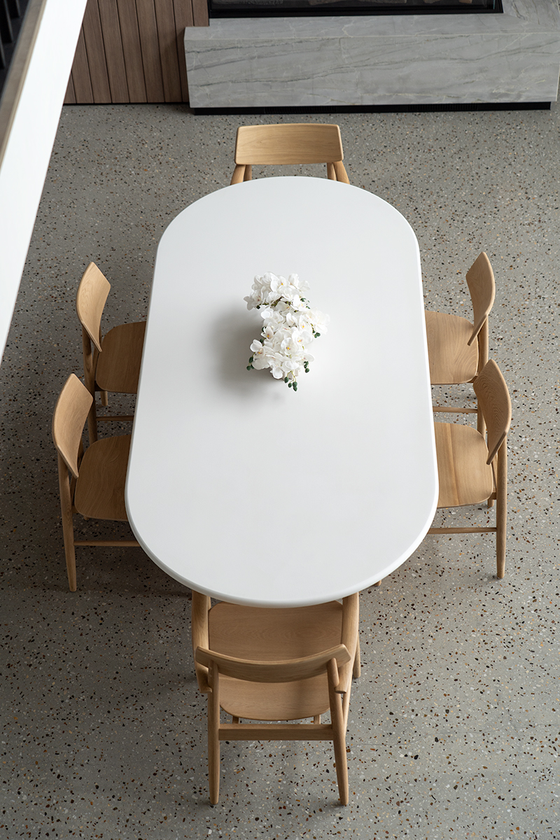 Harlow Dining Chair Natural with Timber Seat, W 48cm × D 51cm × H 80cm - Image 2