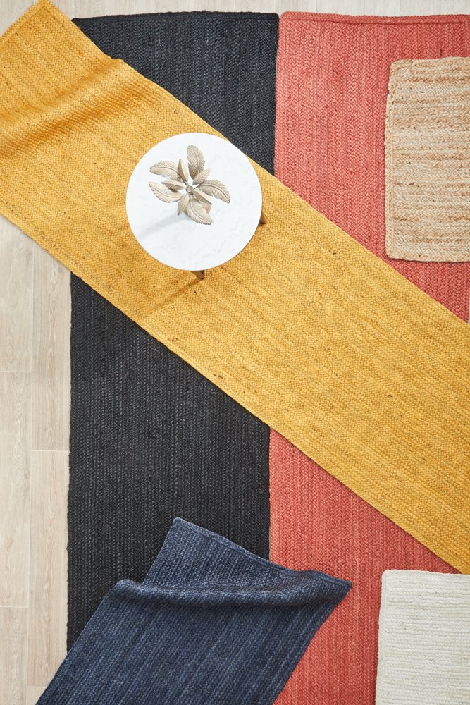 Bondi Hamptons Style Indoor Rug Black Runner - Image 10