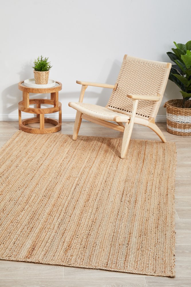 Bondi Hamptons Style Indoor Rug Natural Rectangle - Image 3