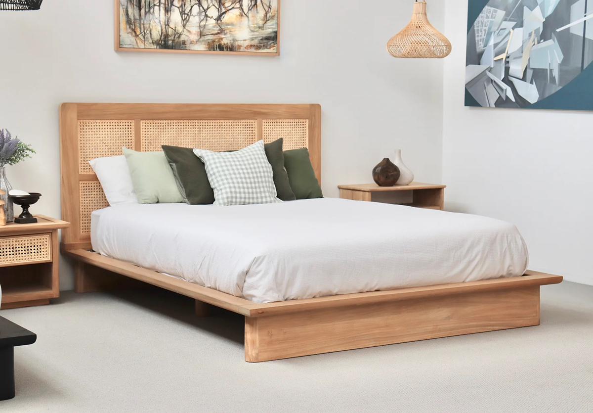 Brighton Bedside Table, W 65cm x D 50cm x H 45cm - Image 9