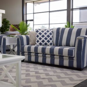 "Brighton" Hamptons Style 2.5 Seater Lounge, Australian Made 196cm x 95cm x 94cm, 5 Colours (RRP $2999)