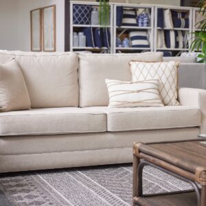 SPRING SALE!! "Bronte" Australian Made Hamptons Style 4 Seater Lounge, 260cm x 95cm x 95cmH, 5 Colours (RRP $3999)
