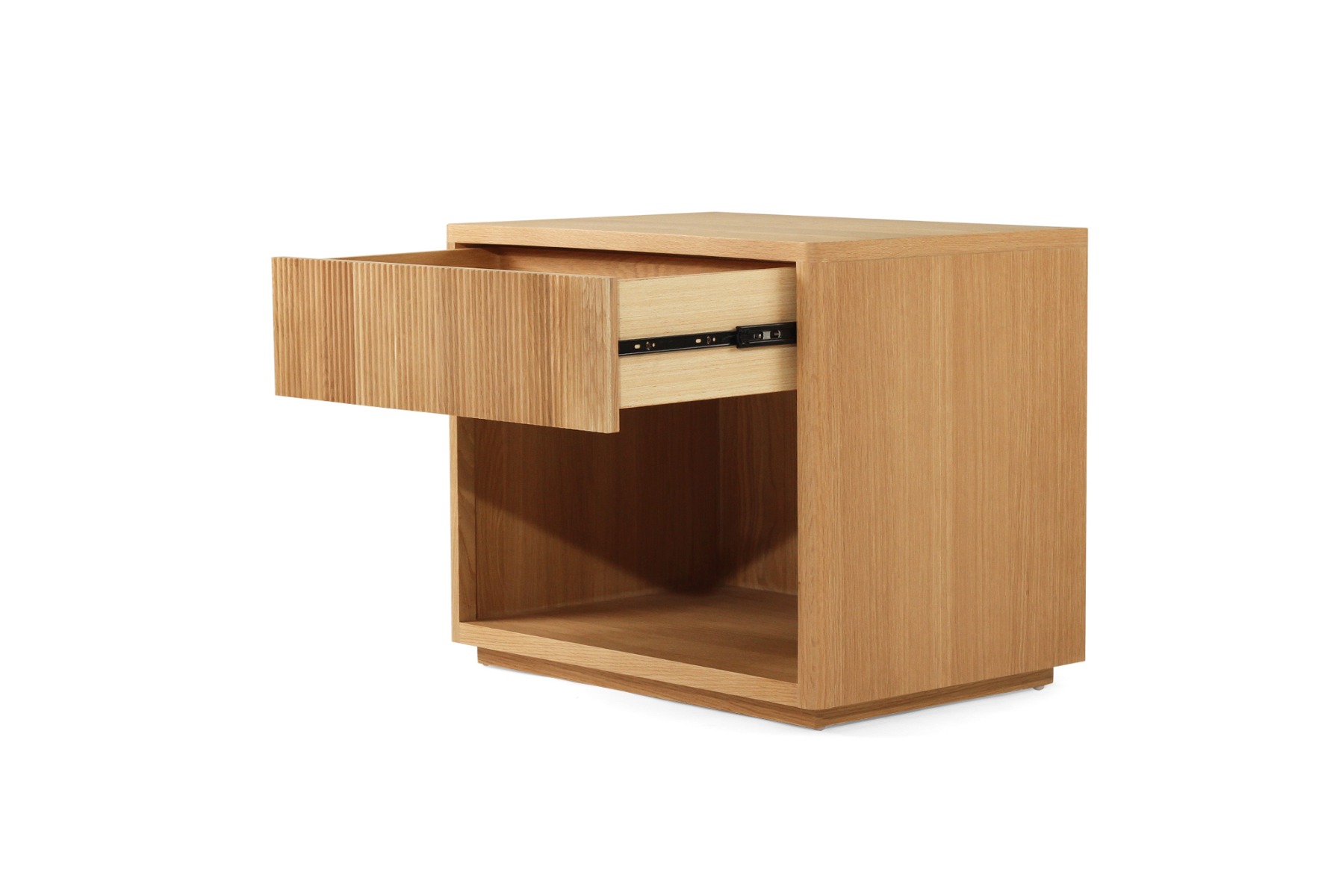 Harlow Bedside Table Natural, W 72cm x D 50cm x H 60cm (RRP $1299) - Image 5