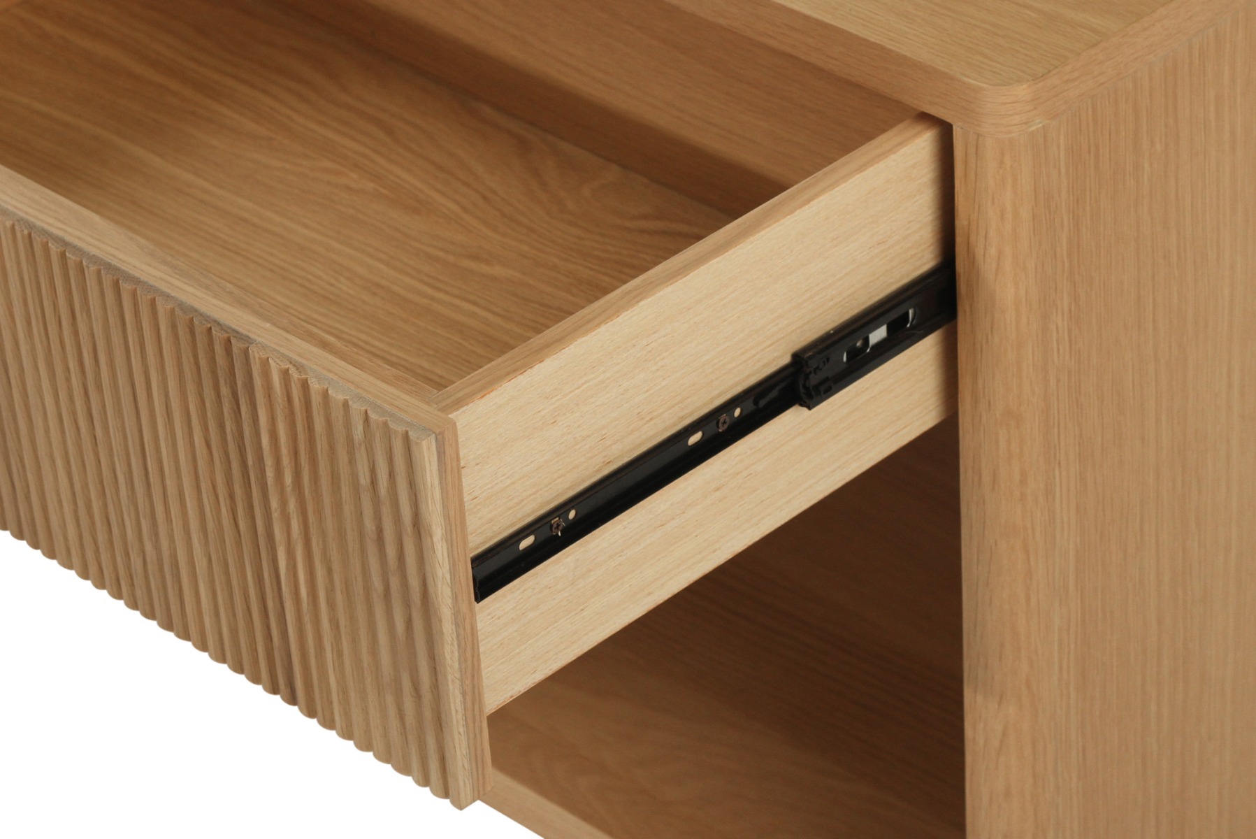 Harlow Bedside Table Natural, W 72cm x D 50cm x H 60cm (RRP $1299) - Image 8
