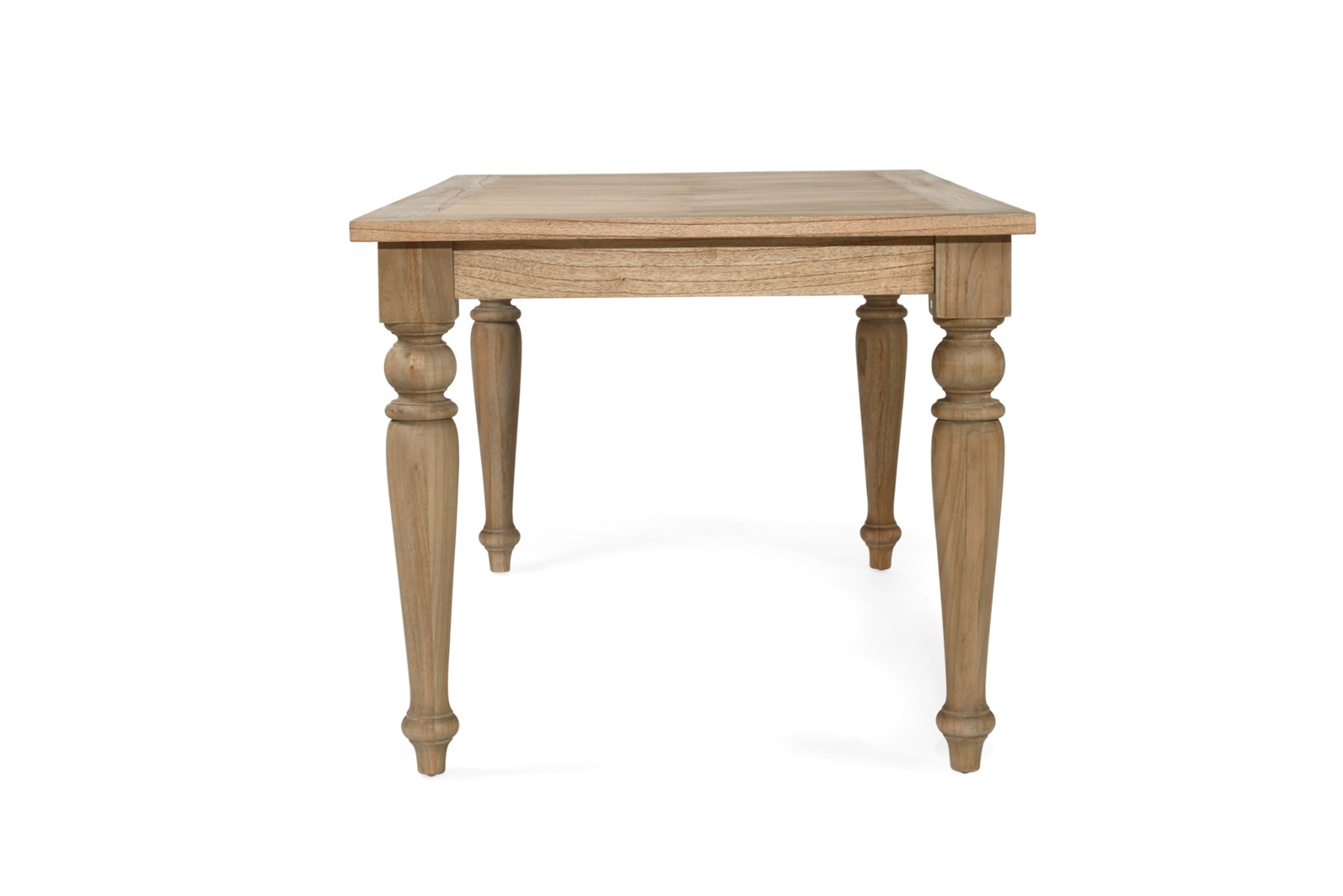 Byron Old Wood Herringbone Dining Table 200cm x 100cm (RRP $2499) - Image 4