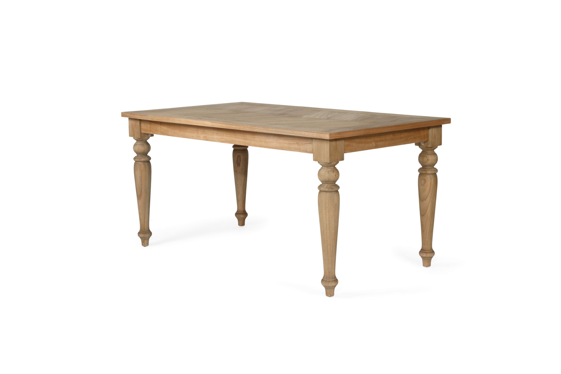 Byron Old Wood Herringbone Dining Table, 240cm x 100cm (RRP $2999) - Image 6