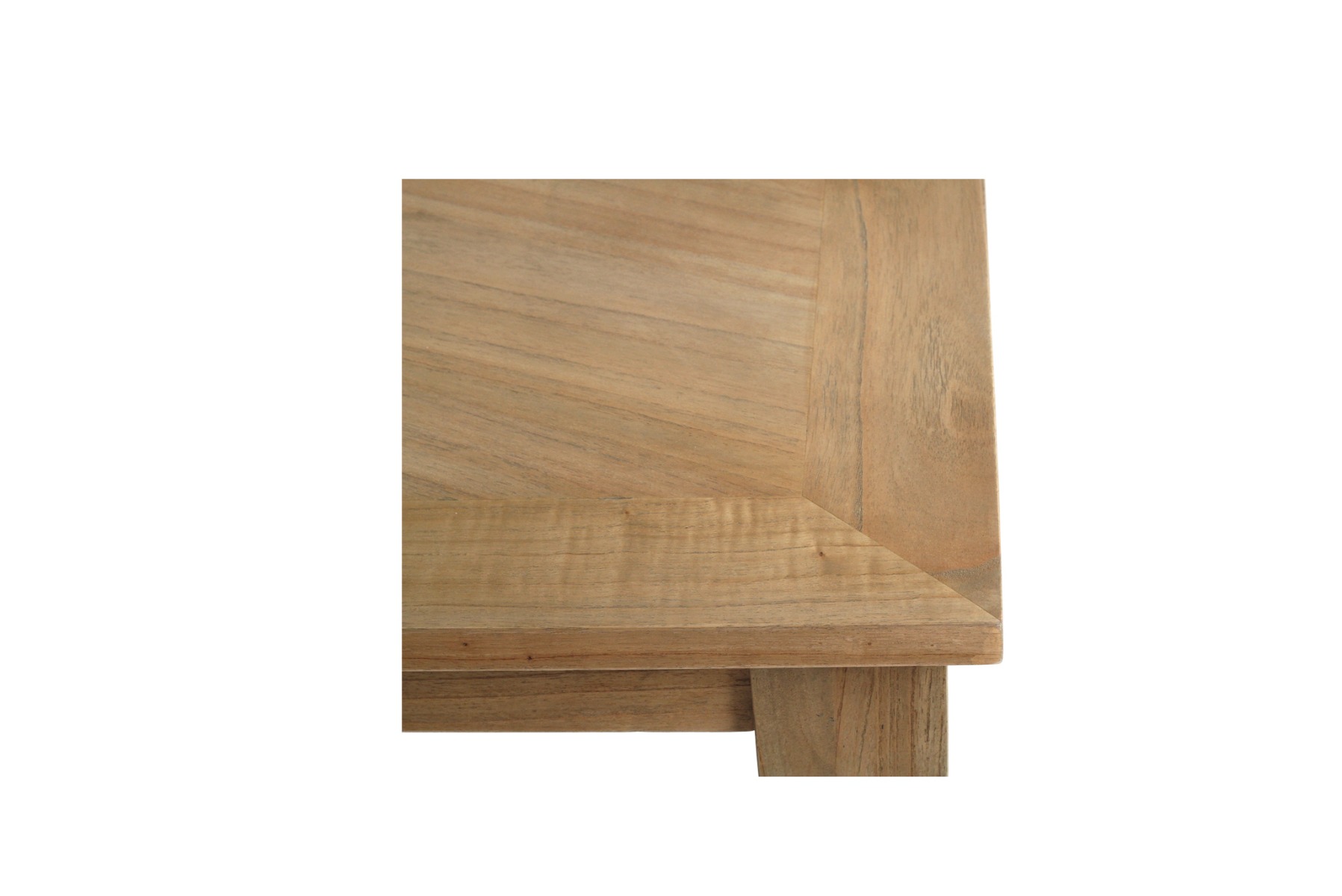 Byron Old Wood Herringbone Dining Table 200cm x 100cm (RRP $2499) - Image 8