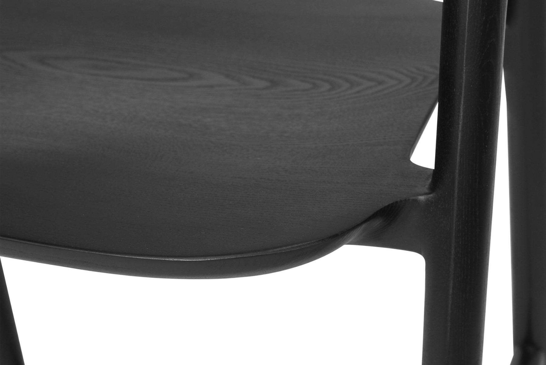 Cali Counter Stool Black, Width 55cm x Depth 54cm x Height 89cm - Image 4