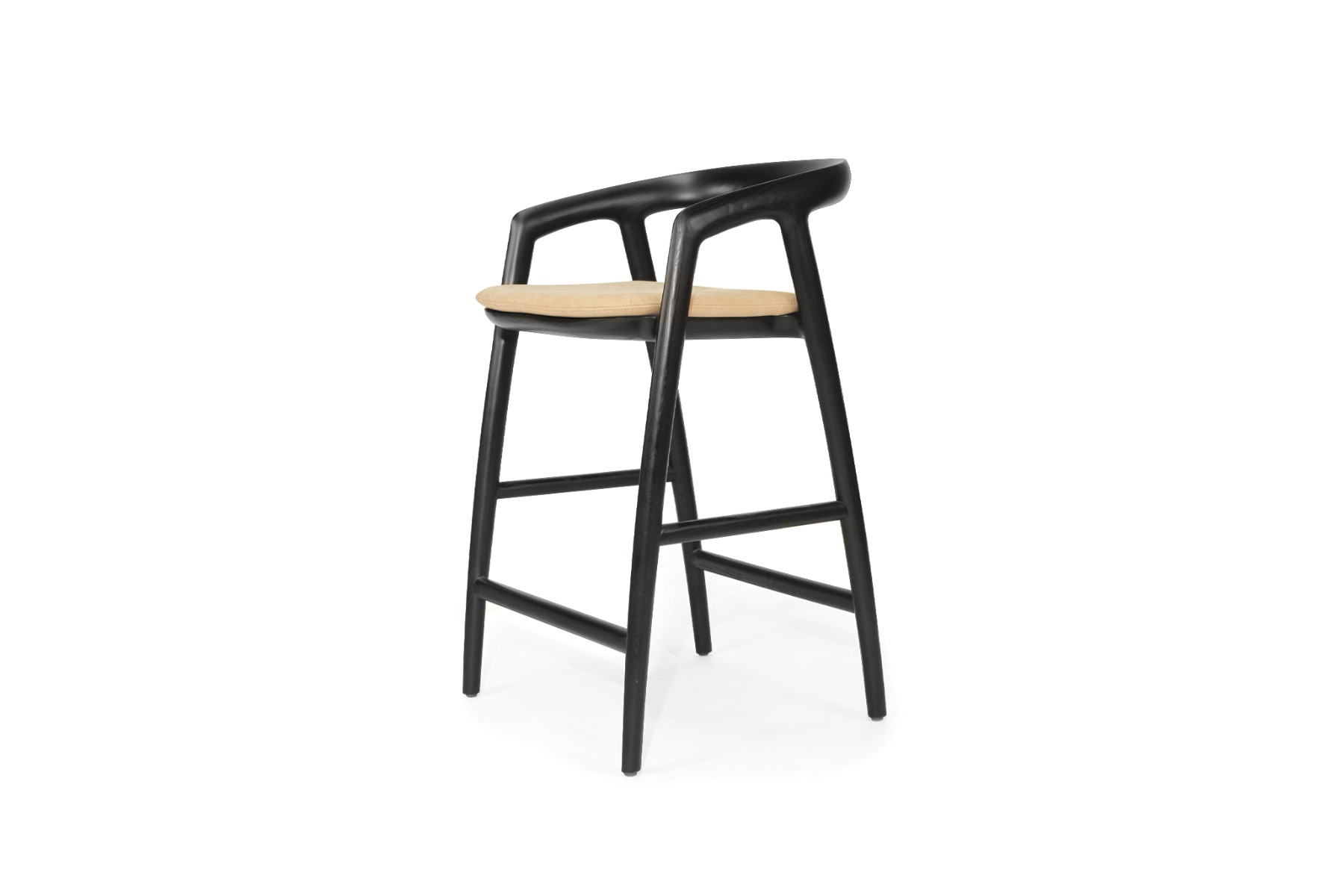 Cali Counter Stool Seat Cushion Light Khaki, Width 49cm x Depth 43cm x Height 3cm - Image 5