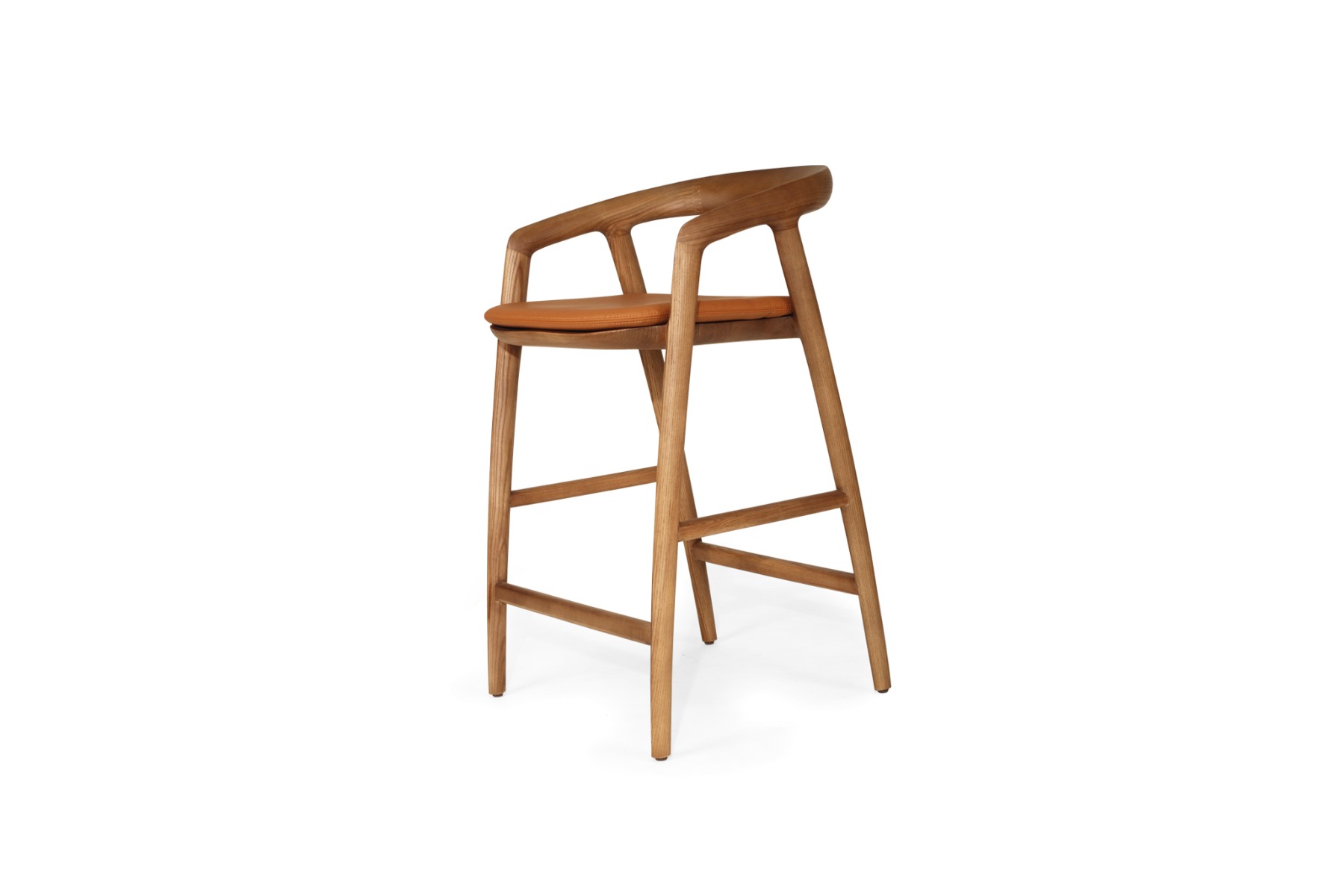 Cali Counter Stool Seat Cushion Tan, Width 49cm x Depth 43cm x Height 3cm - Image 7