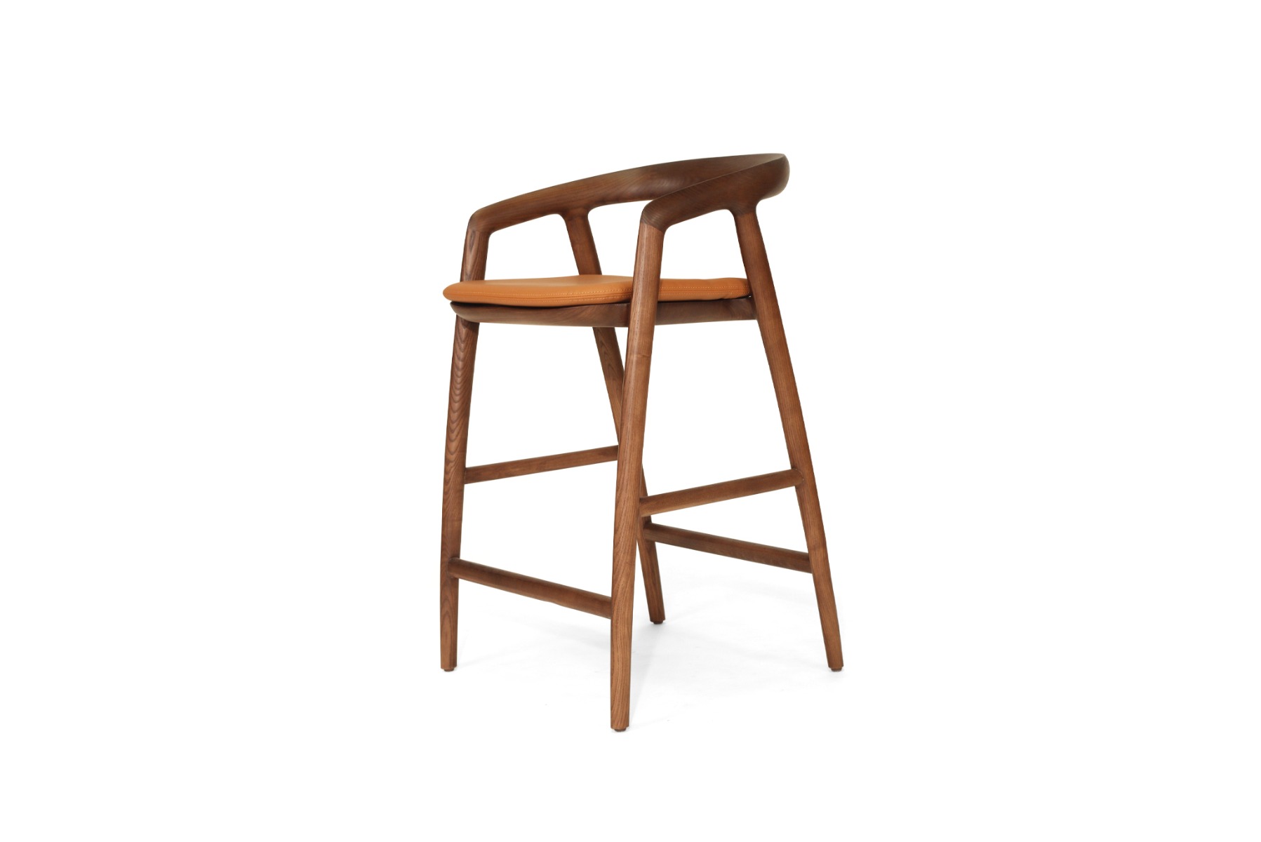 Cali Counter Stool Seat Cushion Tan, Width 49cm x Depth 43cm x Height 3cm - Image 6