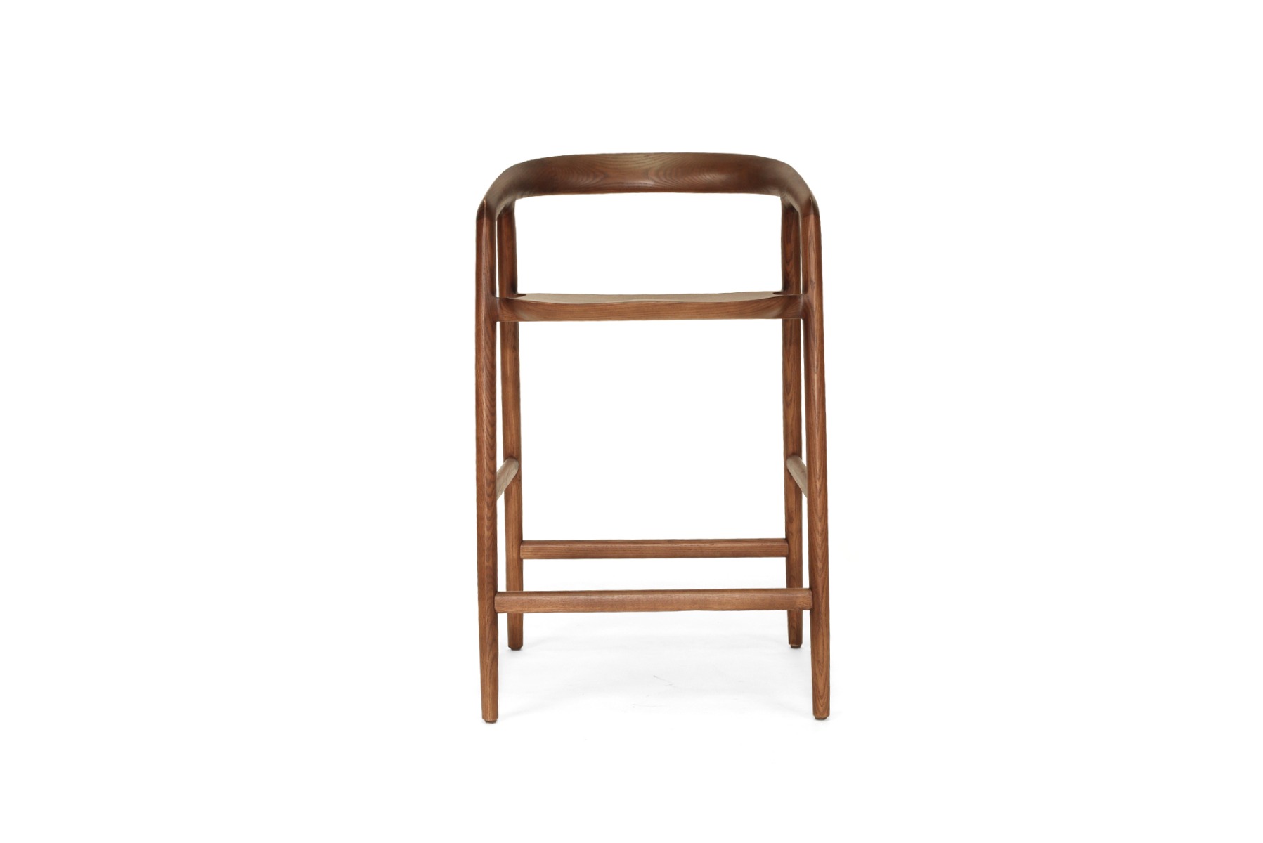 Cali Counter Stool Walnut, Width 55cm x Depth 54cm x Height 89cm - Image 2