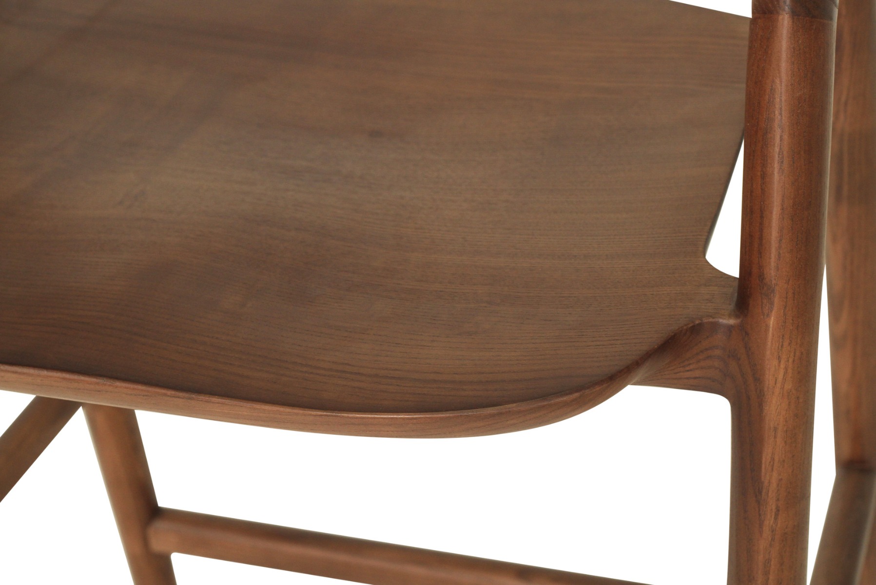 Cali Counter Stool Walnut, Width 55cm x Depth 54cm x Height 89cm - Image 4