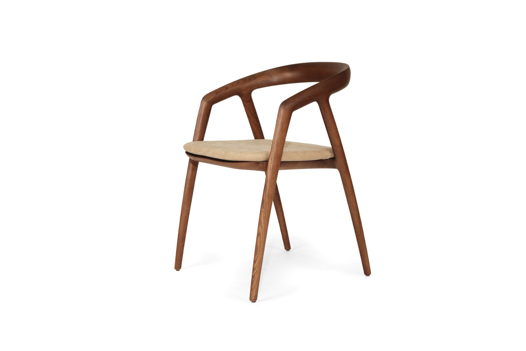 Cali Dining Chair Seat Cushion Light Khaki, Width 49cm x Depth 43cm x Height 3cm - Image 2