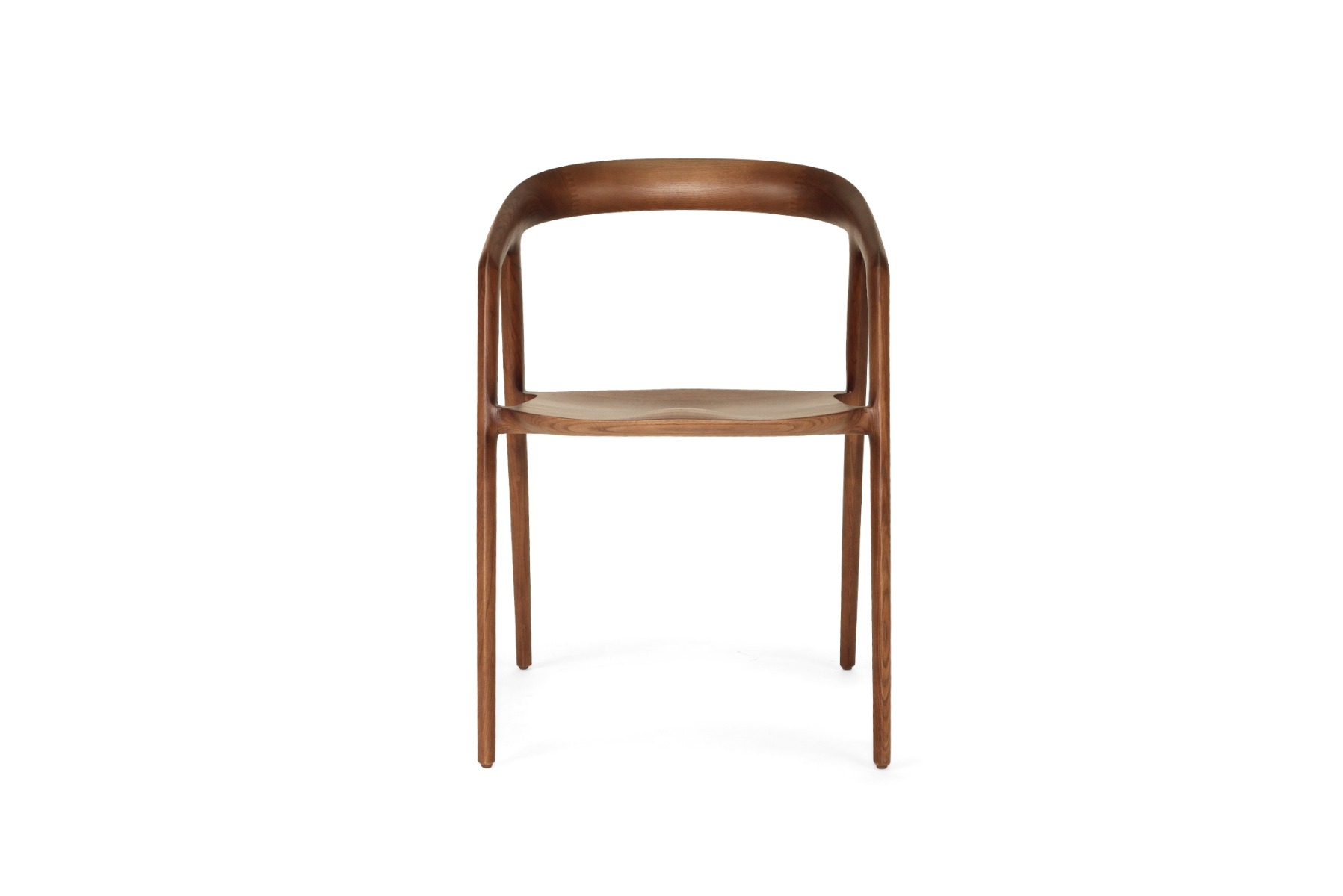 Cali Dining Chair Walnut, Width 54cm x Depth 55cm x Height 77cm (RRP $799) - Image 14