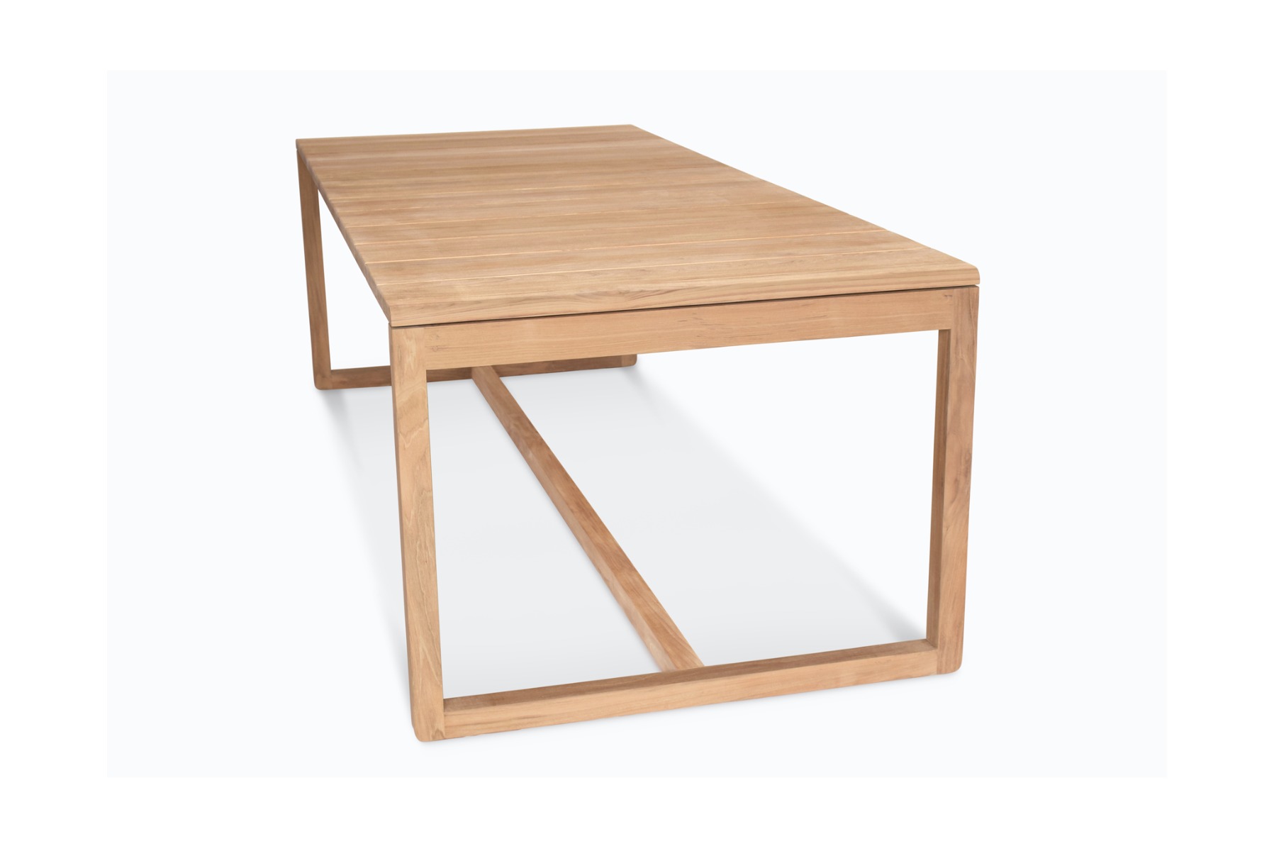 Santiago Outdoor Extension Dining Table, L 240-300cm x W 100cm x H 76cm - Image 4