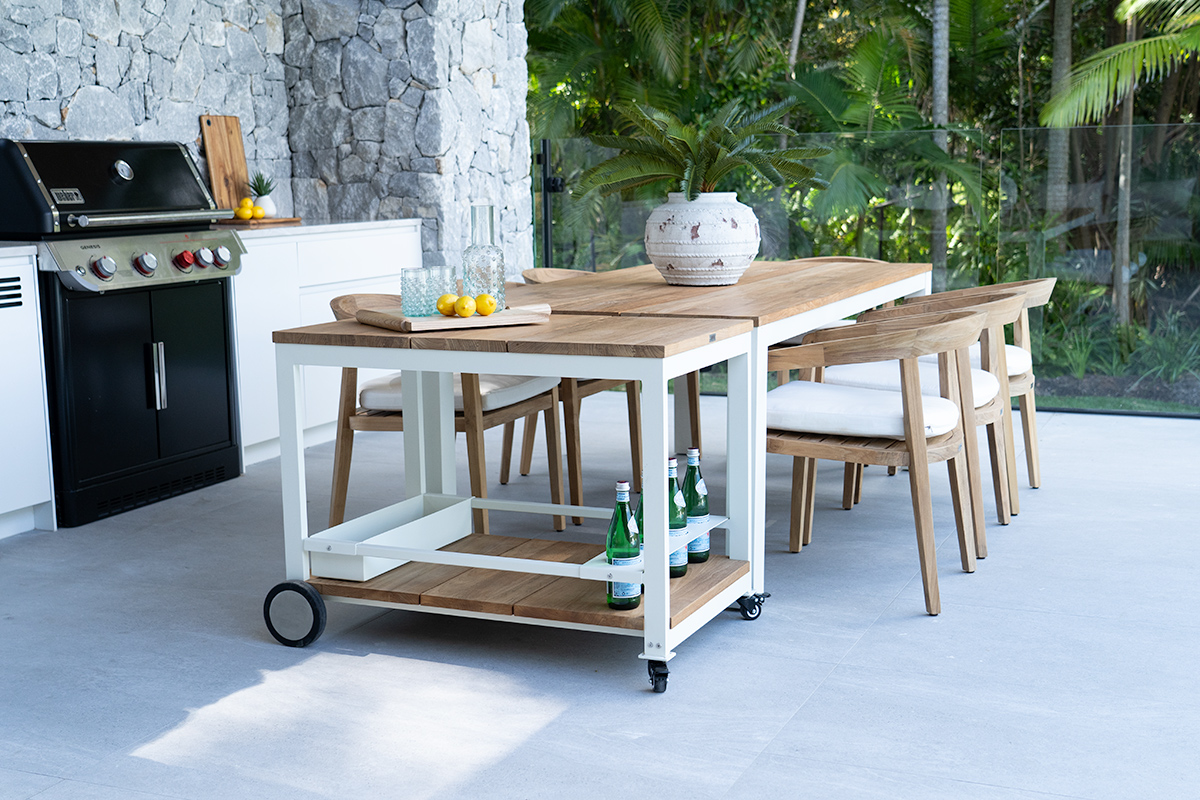 Kingscliff Outdoor Dining Chair, Width 55cm x Height 73cm x Depth 65cm (RRP $1199) - Image 2