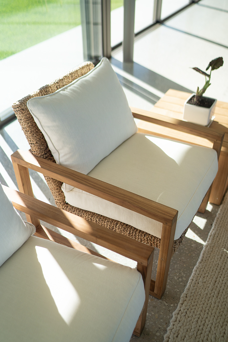 Cassie Armchair White, 71cm W x 80cm H x 83cm D - Image 9