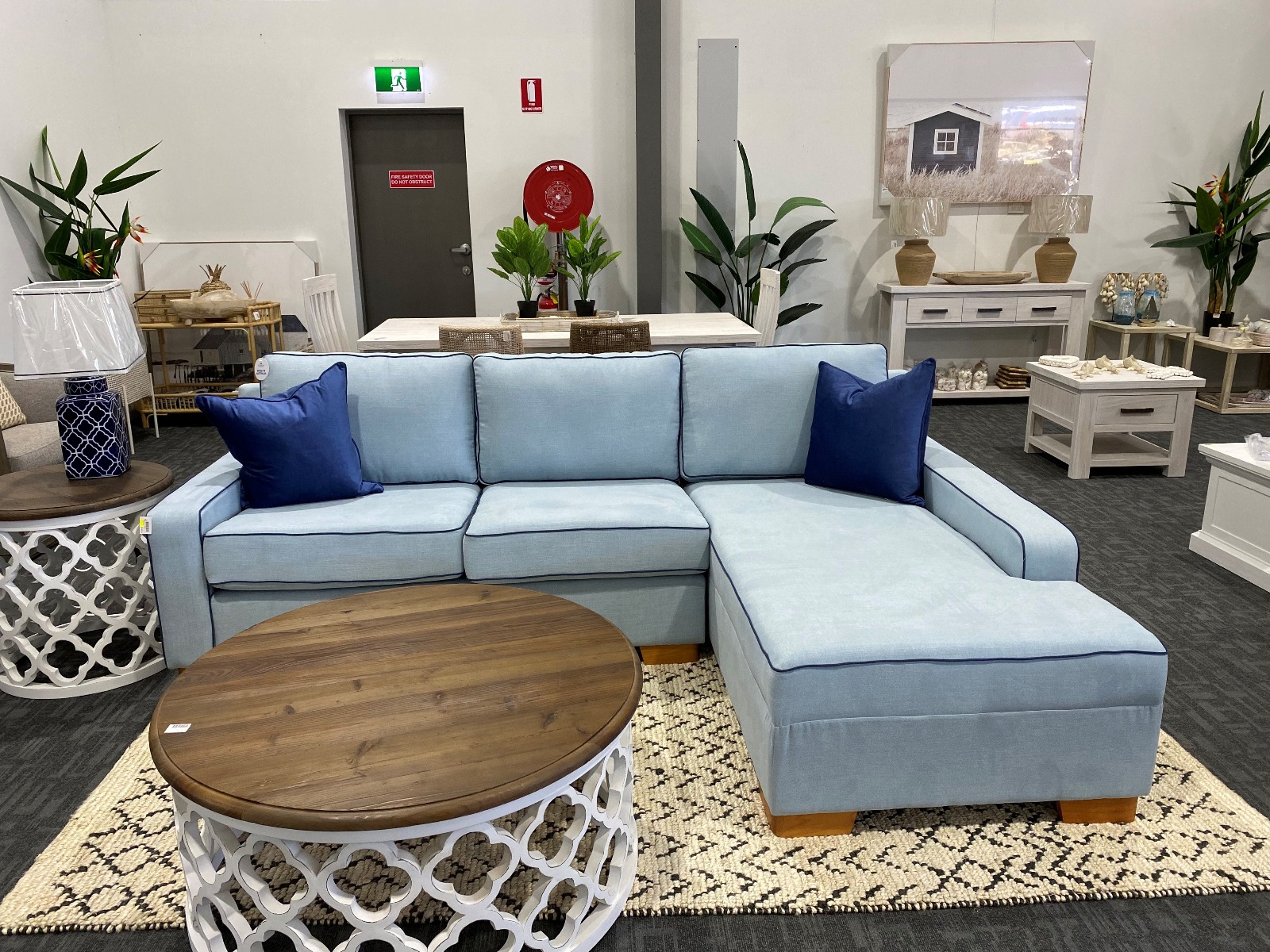 FLOORSTOCK CLEARANCE SALE "Newport" Australian Made 2.5 Seater + Chaise Lounge, Memory Foam (RRP $3999) - Image 2
