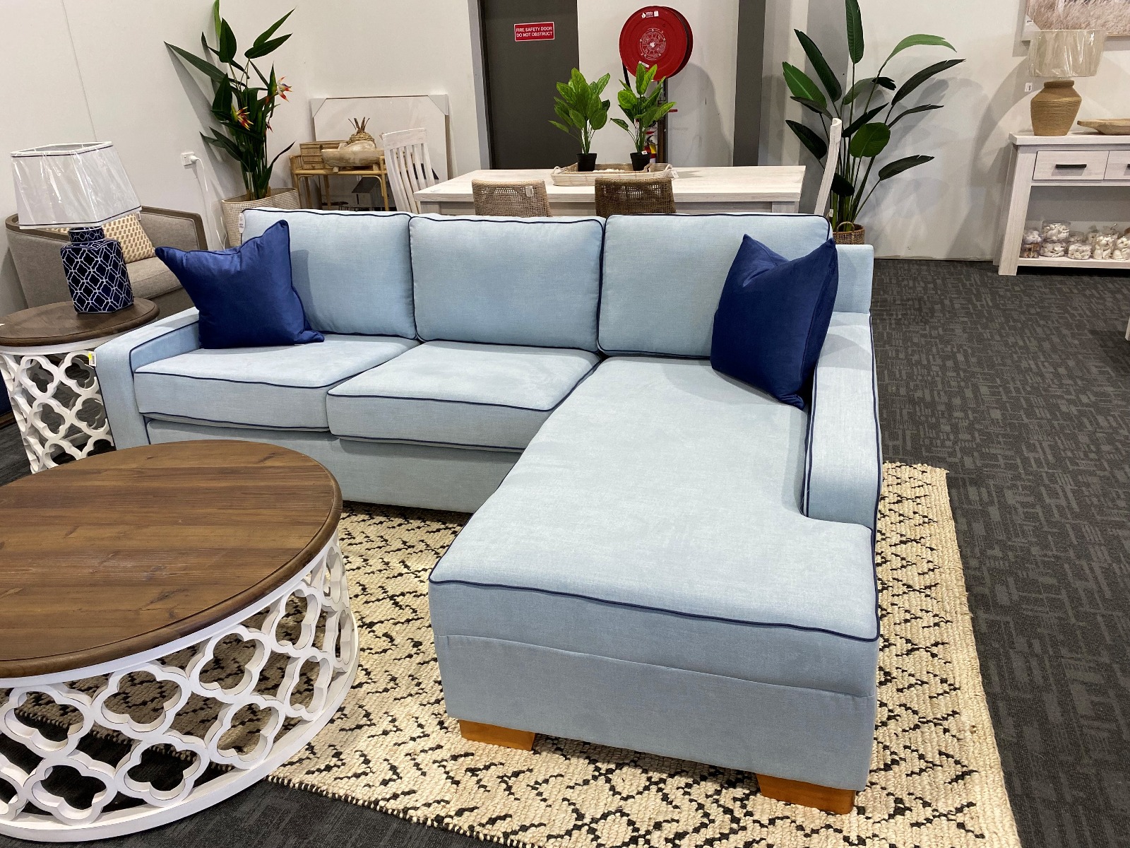 FLOORSTOCK CLEARANCE SALE "Newport" Australian Made 2.5 Seater + Chaise Lounge, Memory Foam (RRP $3999) - Image 3