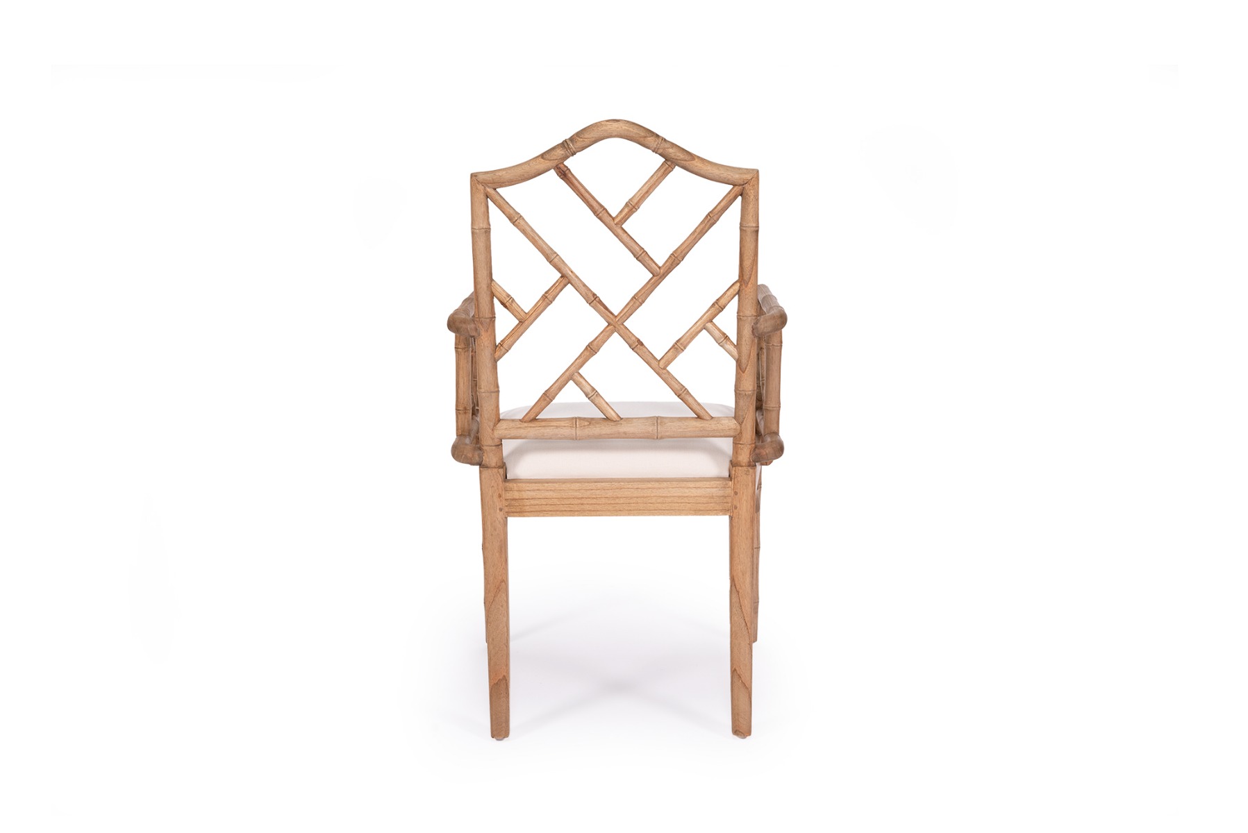"Nantucket" Hamptons Style Chippendale Carver Dining Chair, Weathered Oak - Image 5