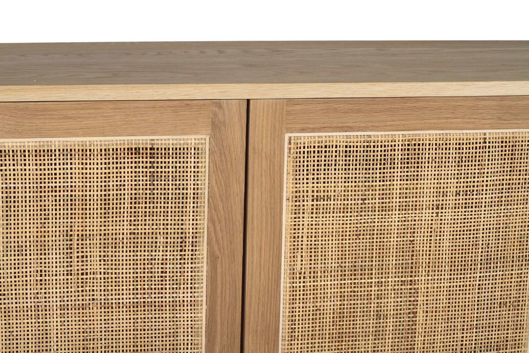 Clovelly Six Door Sideboard Natural, W 300cm x D 40cm x H 80cm - Image 5