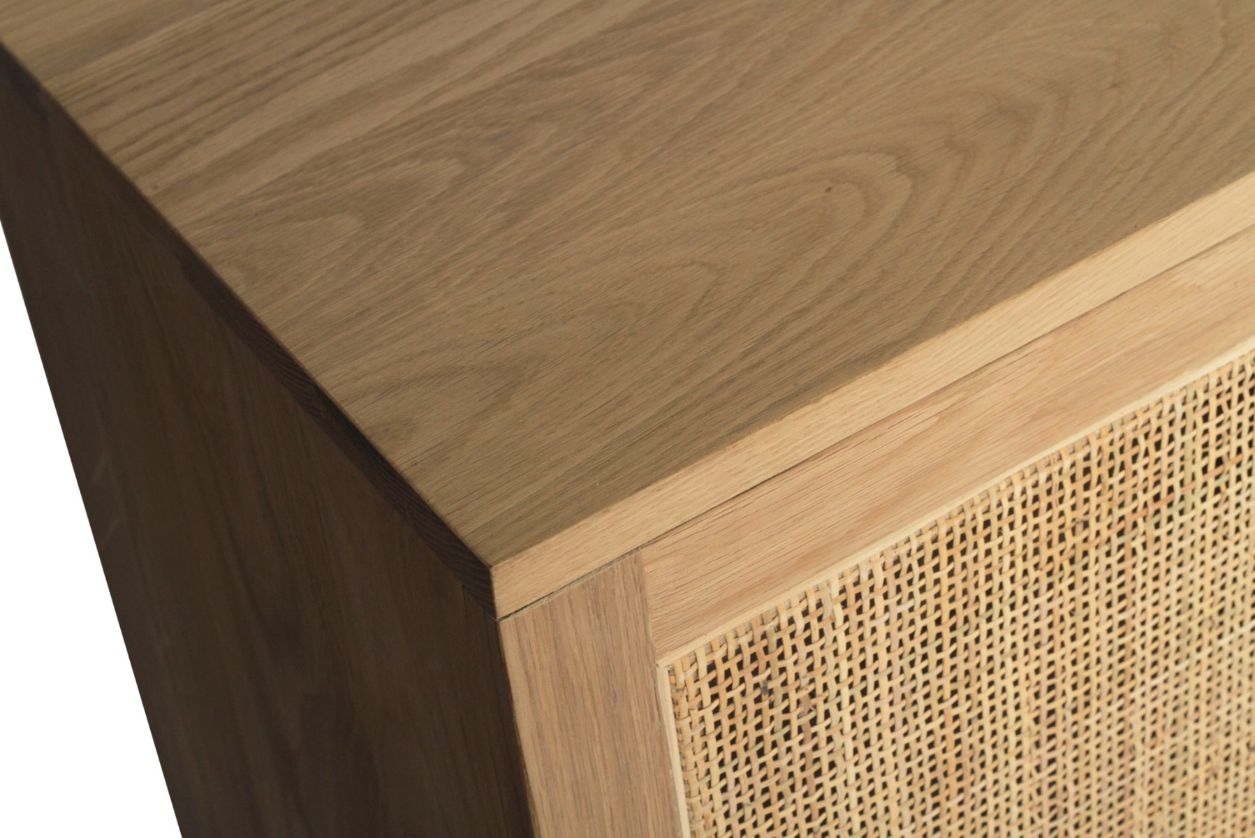 Clovelly Six Door Sideboard Natural, W 300cm x D 40cm x H 80cm - Image 7