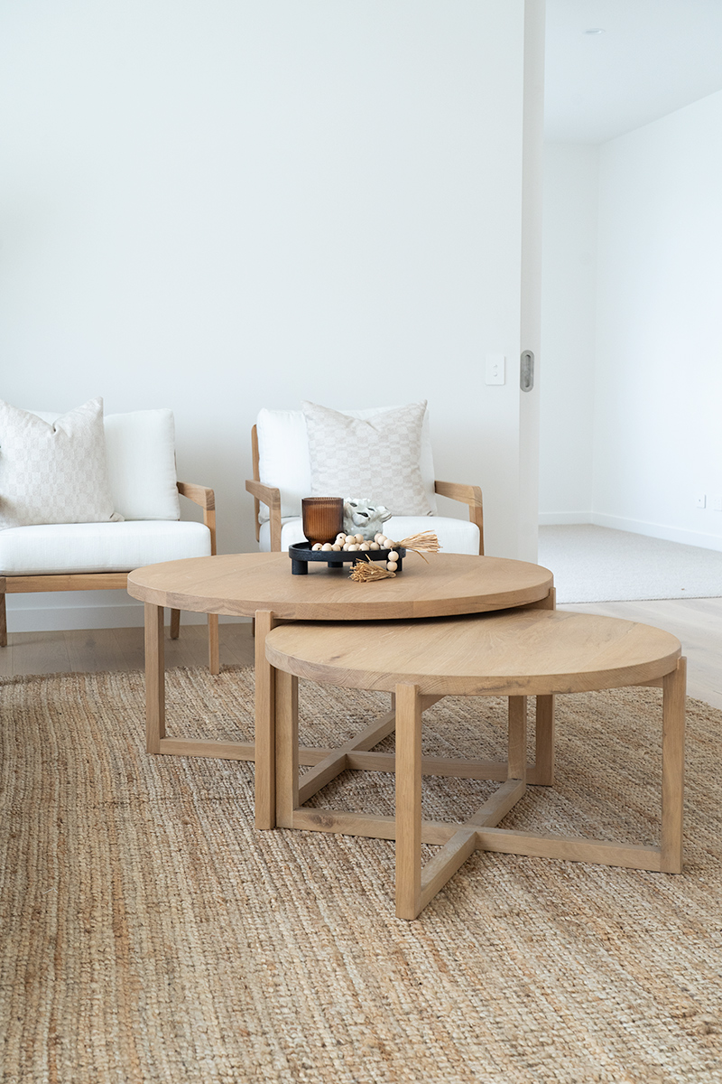Clovelly Round Coffee Table, W 80cm x H 42cm - Image 8