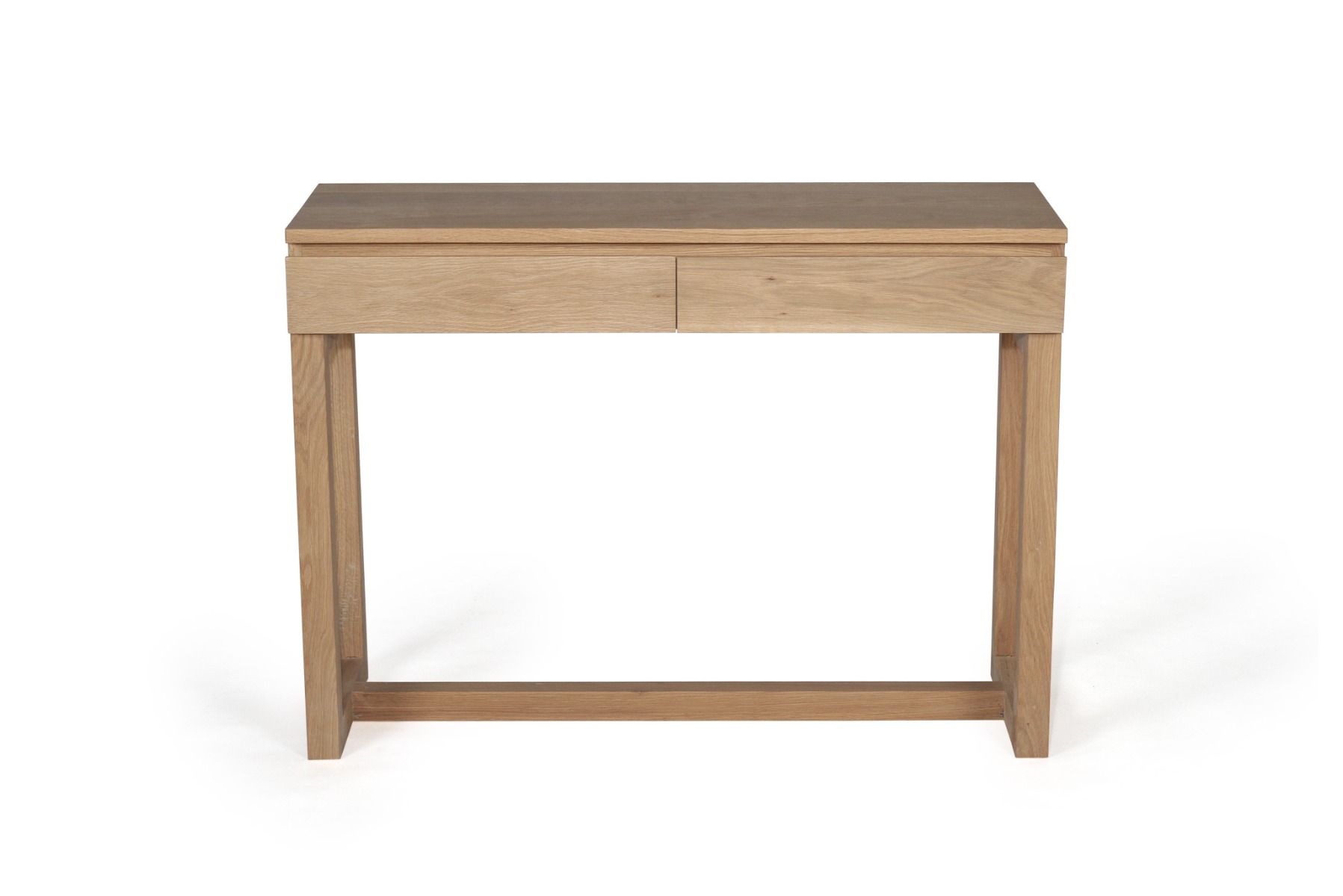 Clovelly Console Table American Oak, L 110cm x W 40cm × H 82cm - Image 3