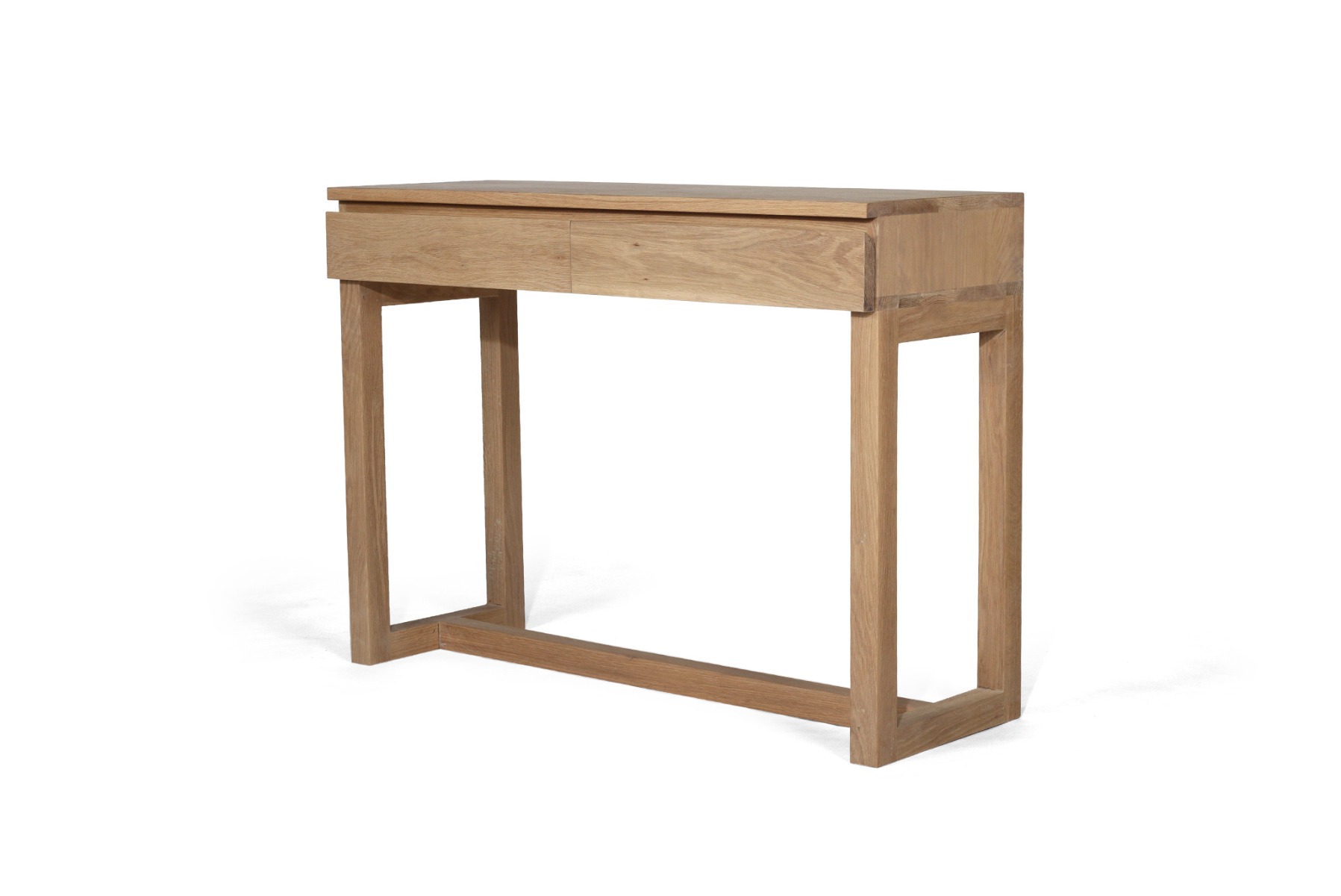 Clovelly Console Table American Oak, L 110cm x W 40cm × H 82cm - Image 2